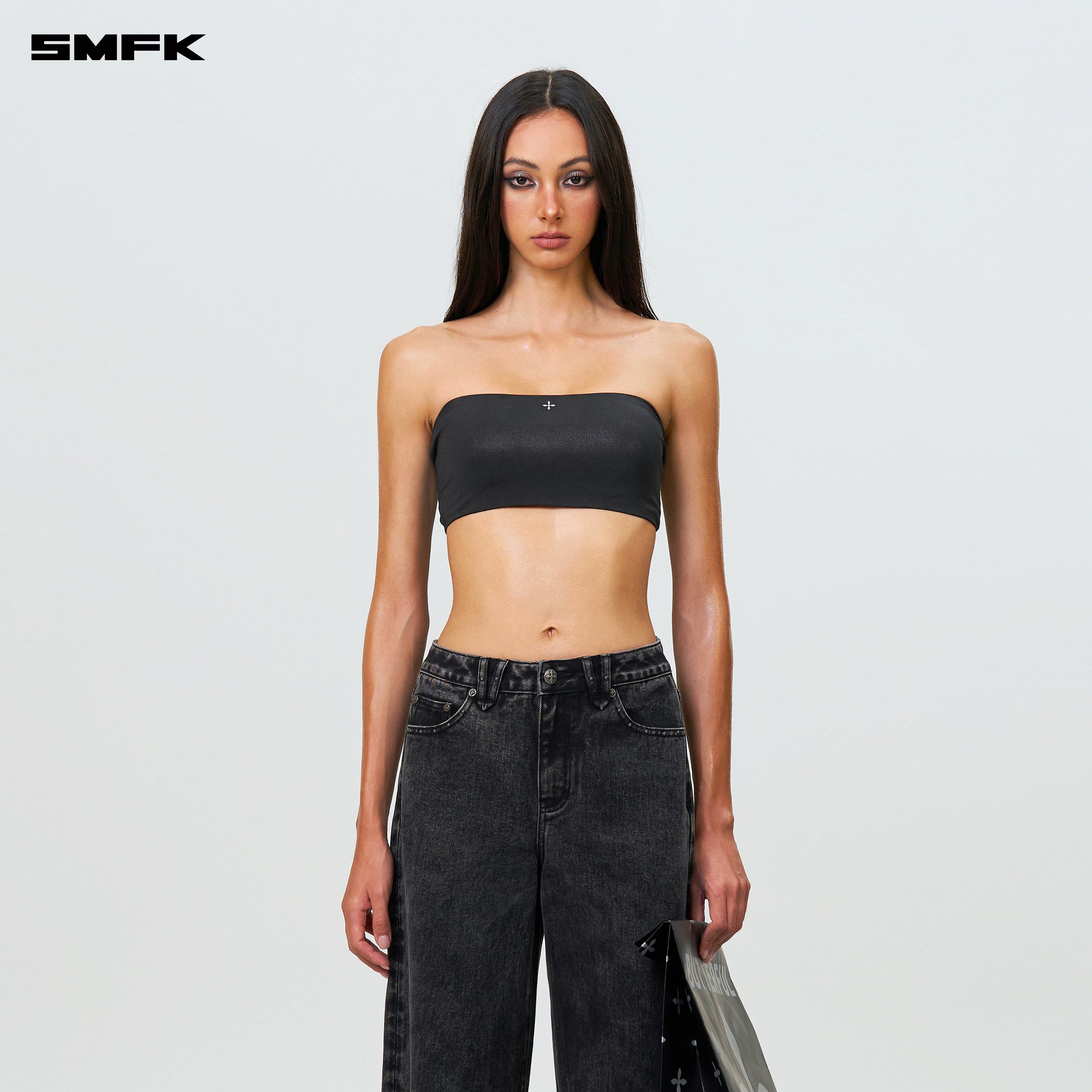 FUTURE Wave Body Shaping Tube Top Black - SMFK Official