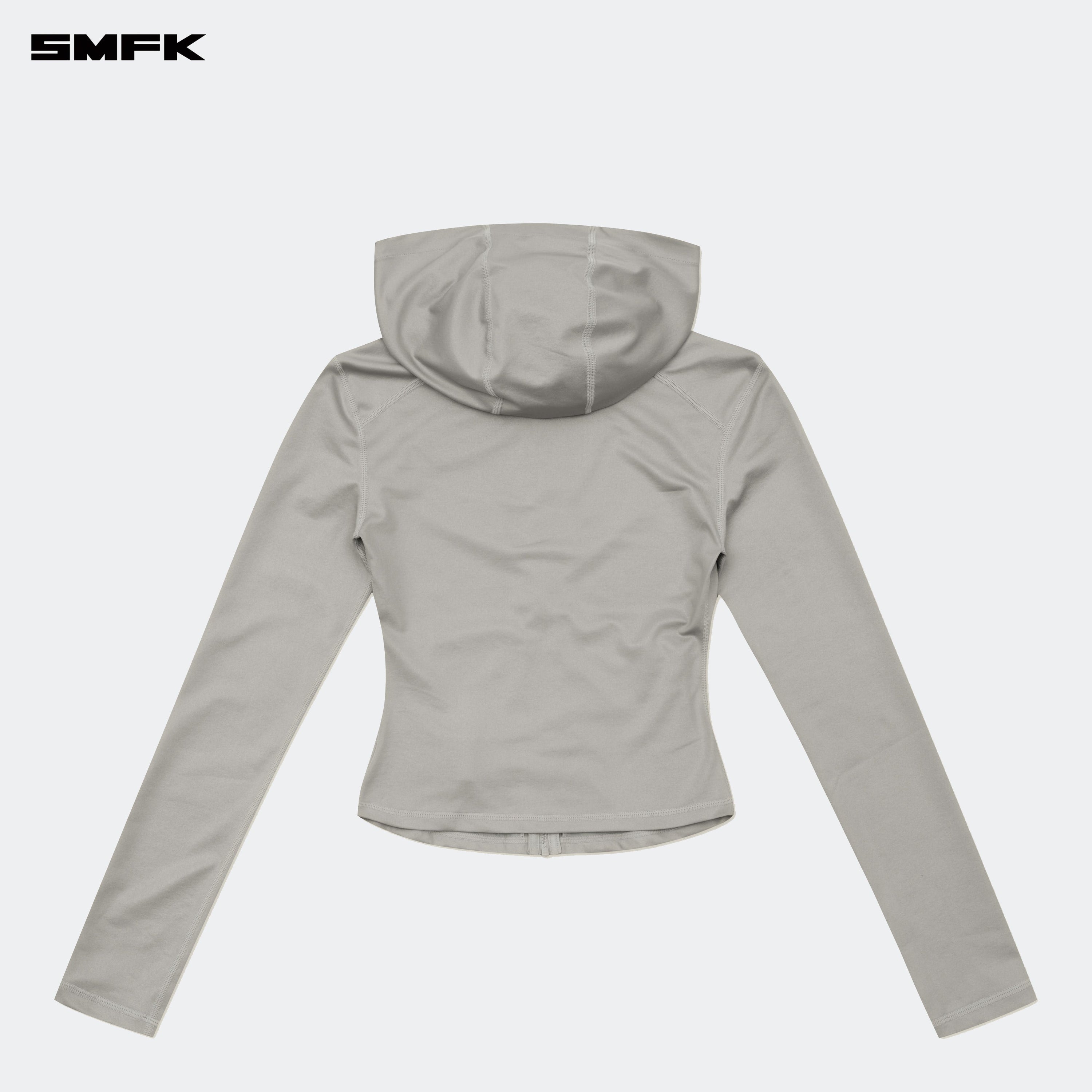 FUTURE Wave Elastic Training Hoodie Silver - SMFK Official