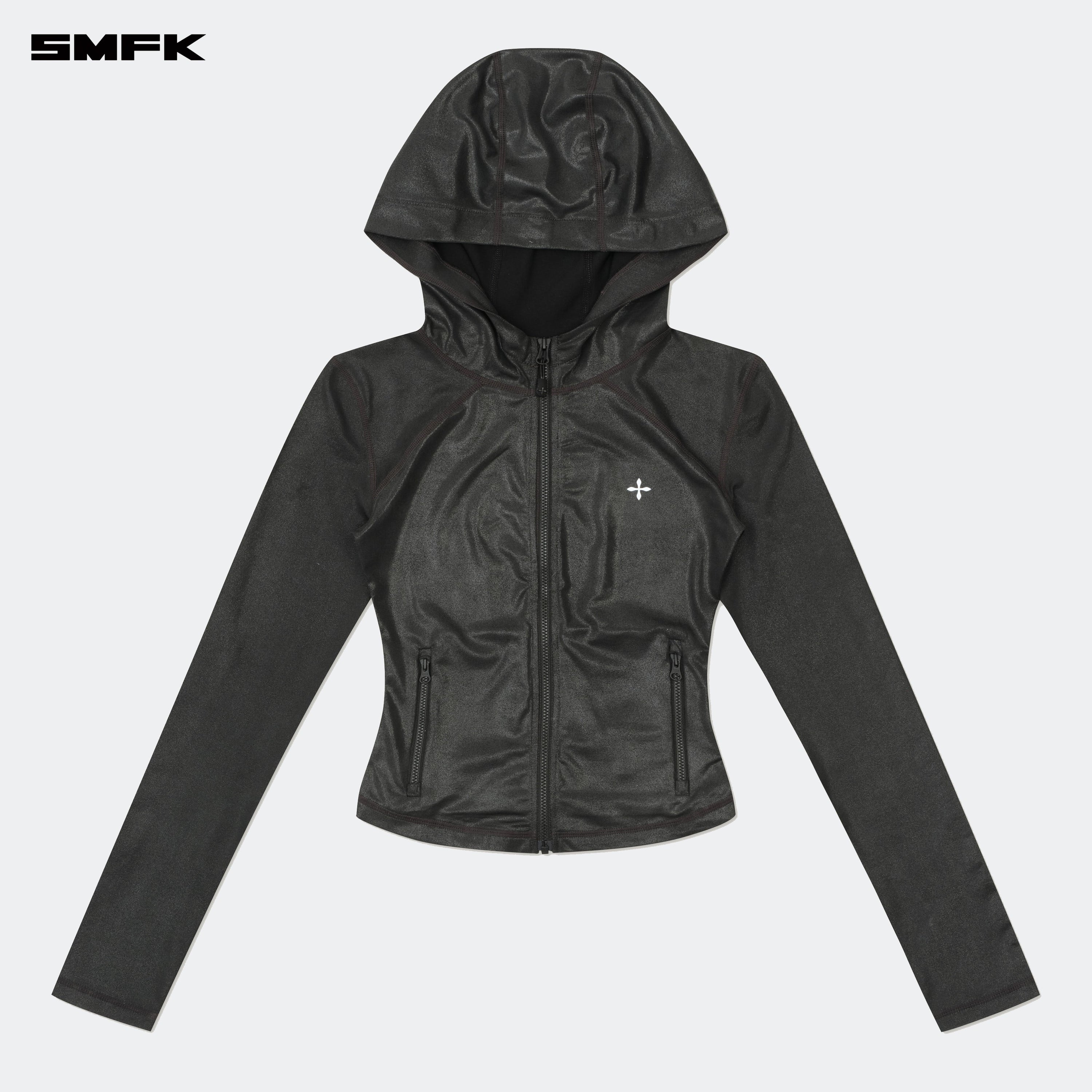 FUTURE Wave Mindful Elastic Training Hoodie Black - SMFK Official