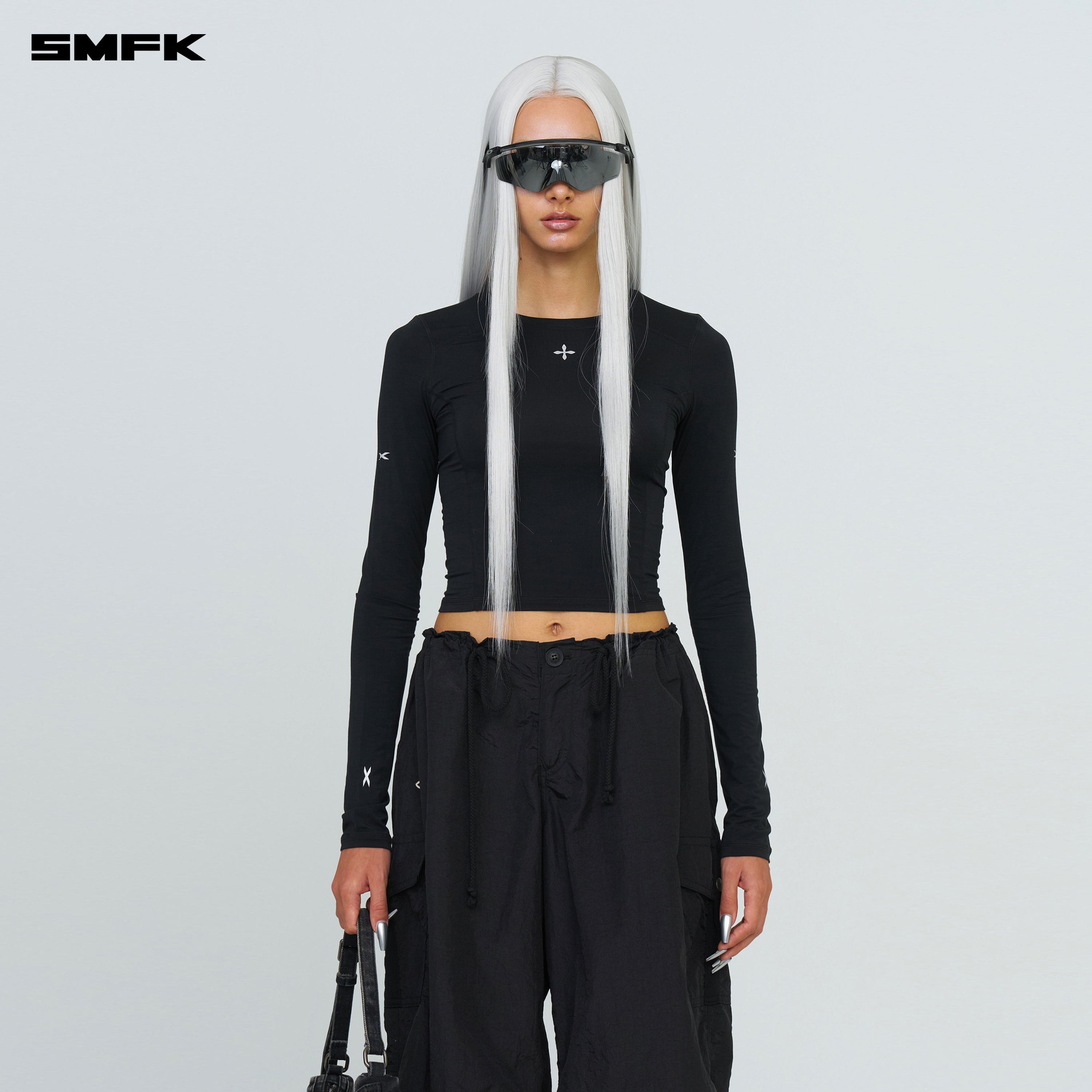 FUTURE X Extreme Sports Skin Top In Black - SMFK Official