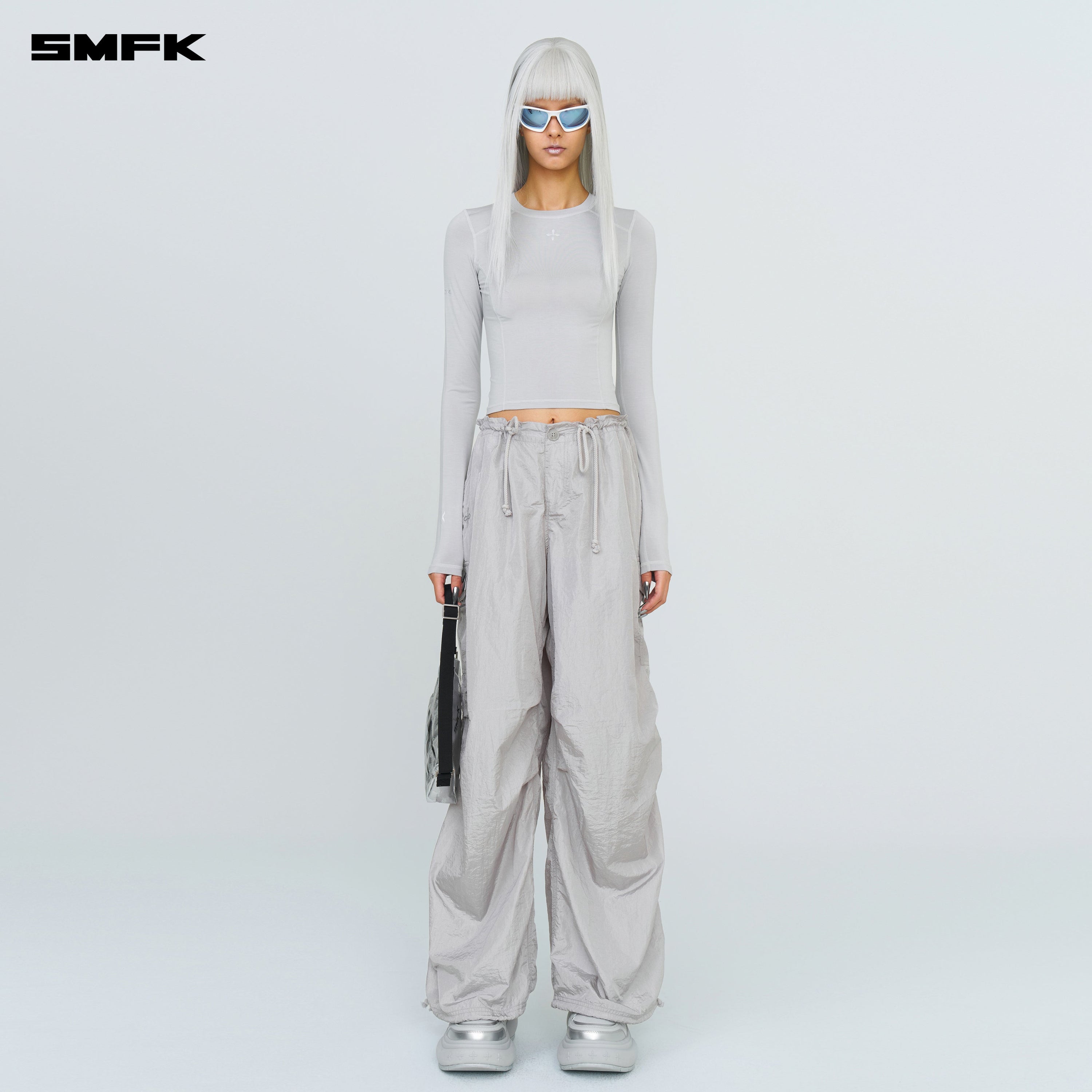 FUTURE X Extreme Sports Skin Top In Gray - SMFK Official