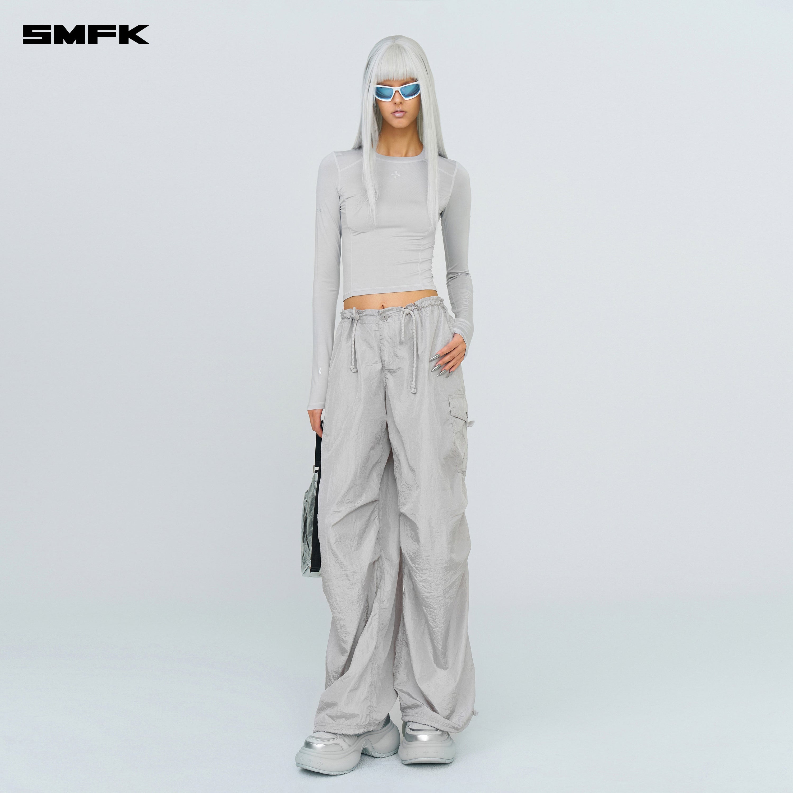 FUTURE X Extreme Sports Skin Top In Gray - SMFK Official