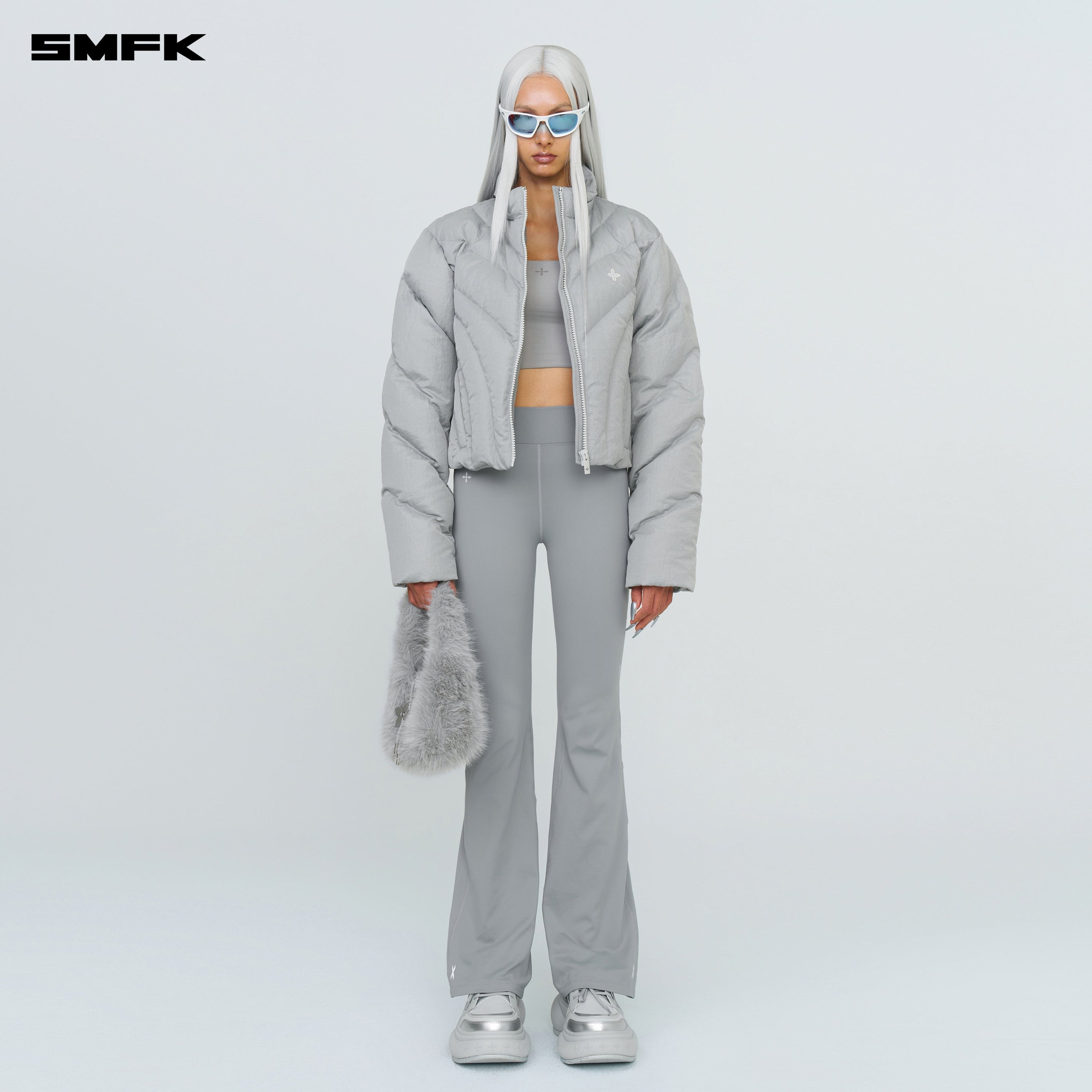 FUTURE X - Heat Shaping Flared Pants Gray - SMFK Official