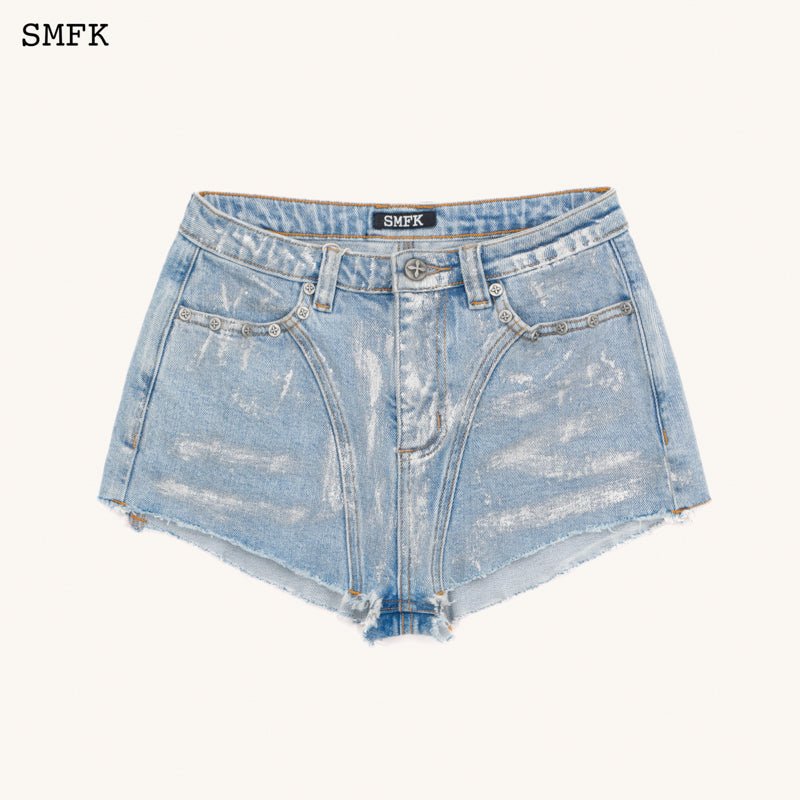 WildWorld Rider Blue Denim Short Jeans - SMFK Official