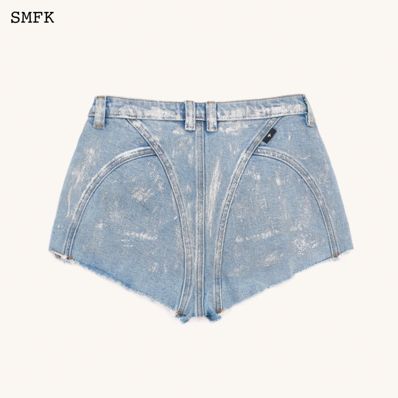 WildWorld Rider Blue Denim Short Jeans - SMFK Official