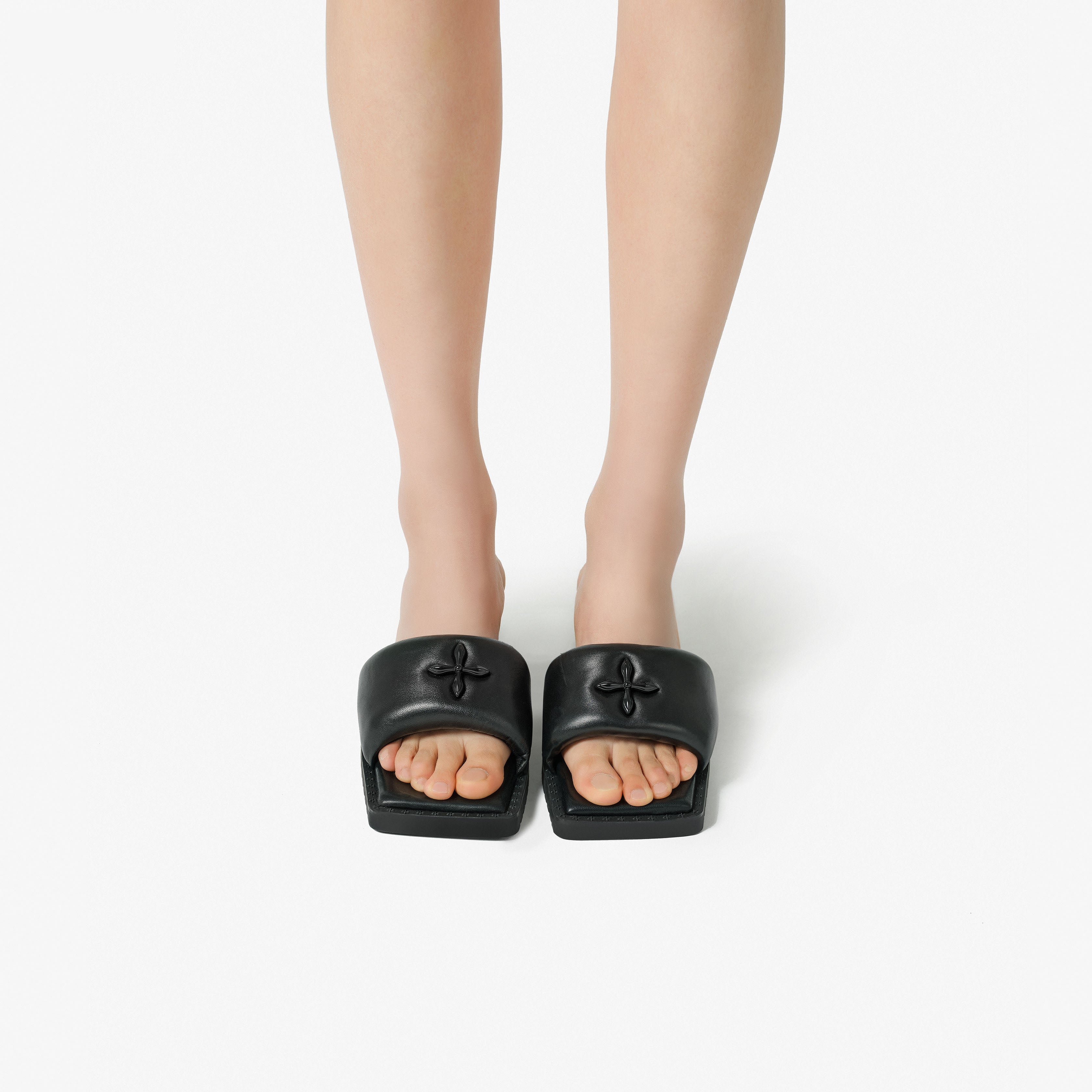 Compass Duck Heeled Sandals SMFK Official