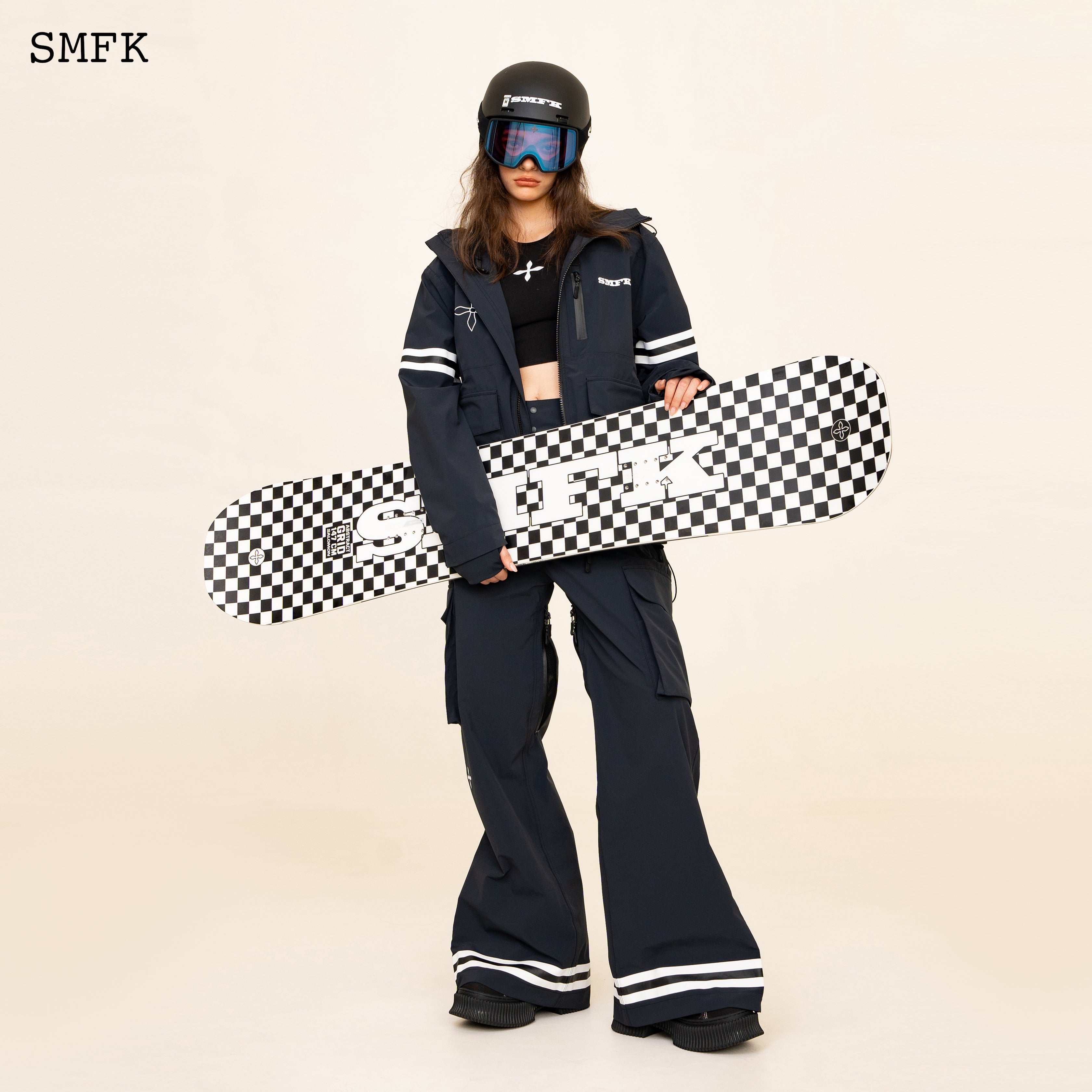 (ABSTRACT) GRID-SMFK × SALOMON スノーボード