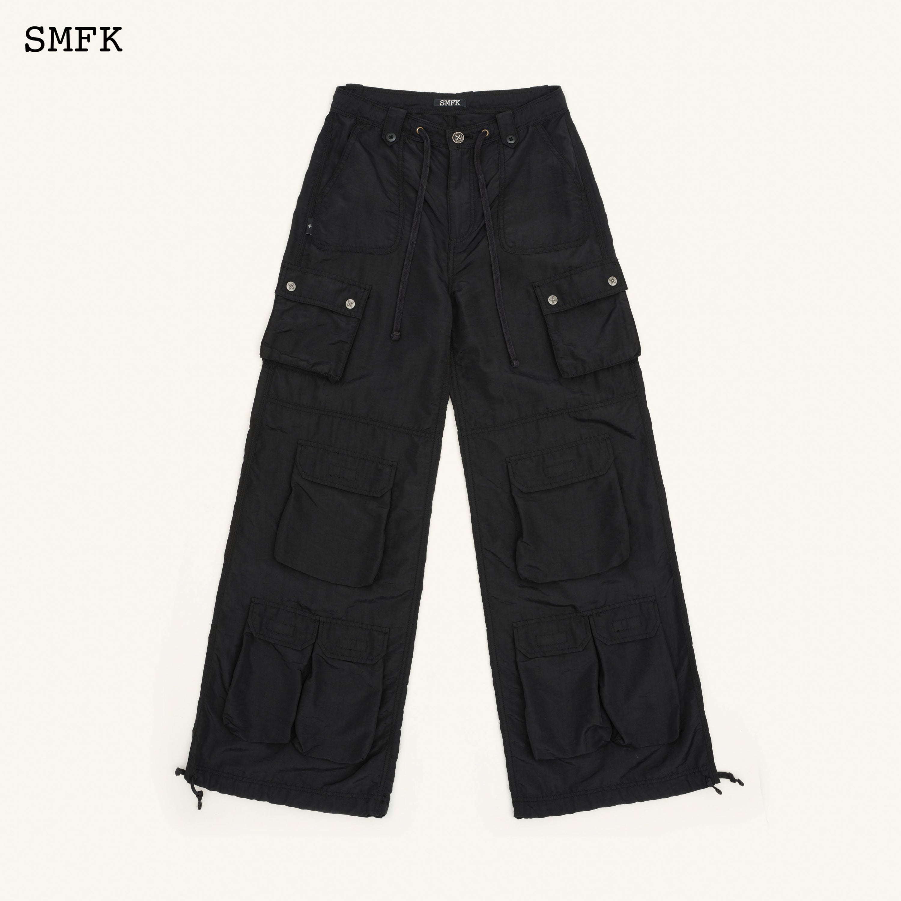 Ancient Myth Panther Black Flared Hiking Pants - SMFK Official