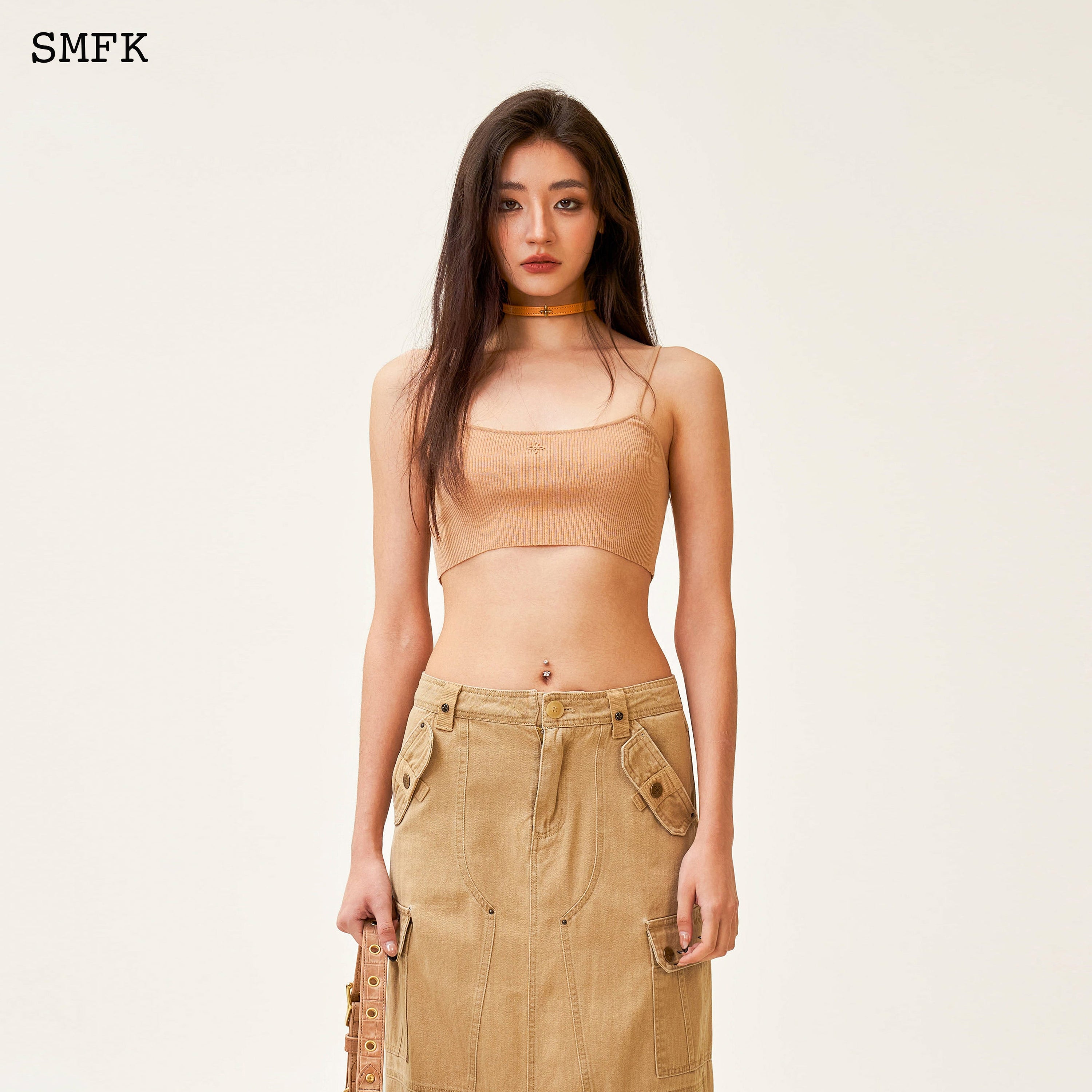 Ancient Myth Tarpan Workwear Long Skirt Wheat - SMFK Official