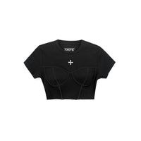 SMFK Black Branding Oversized Tee