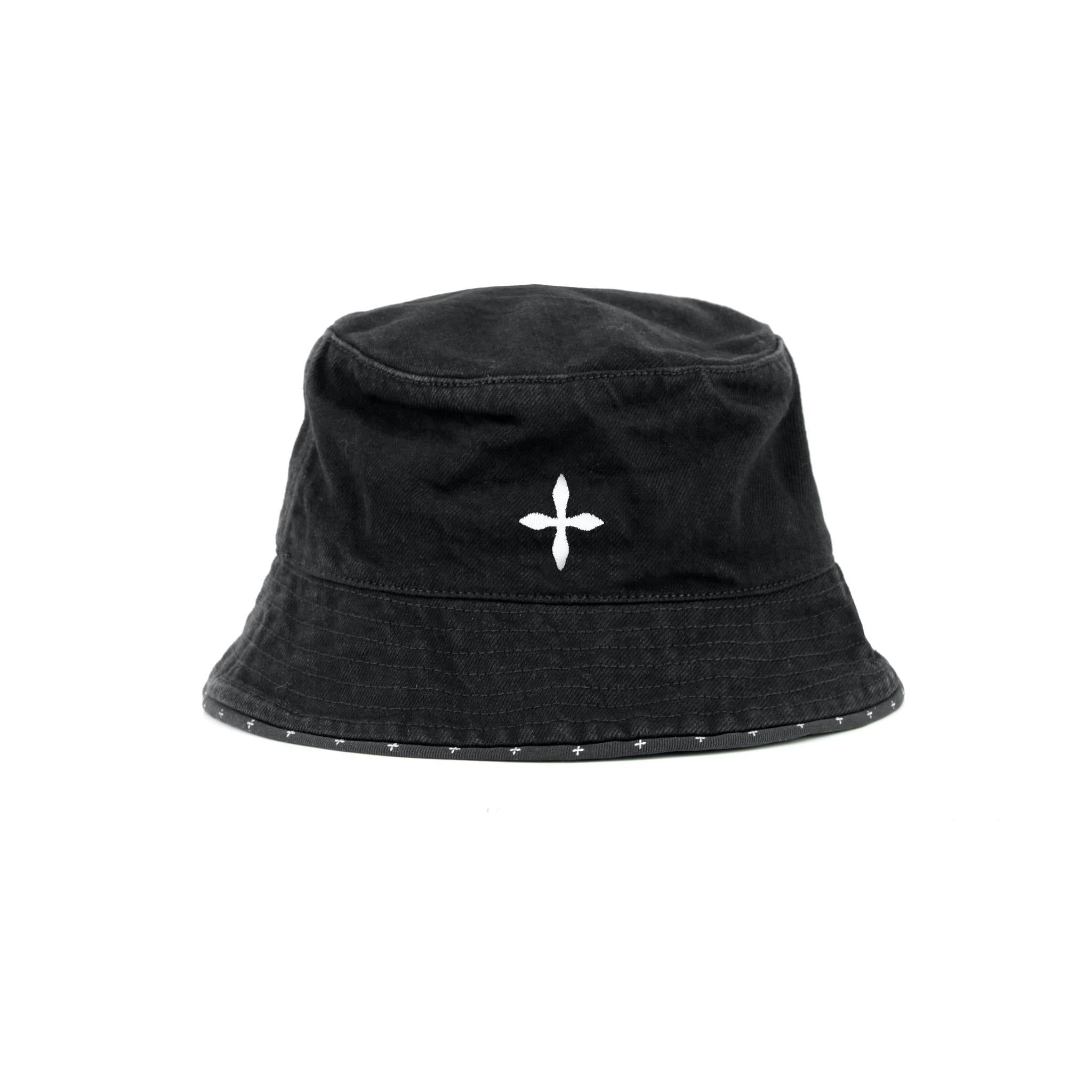 Black Forever Compass Bucket Hats - SMFK