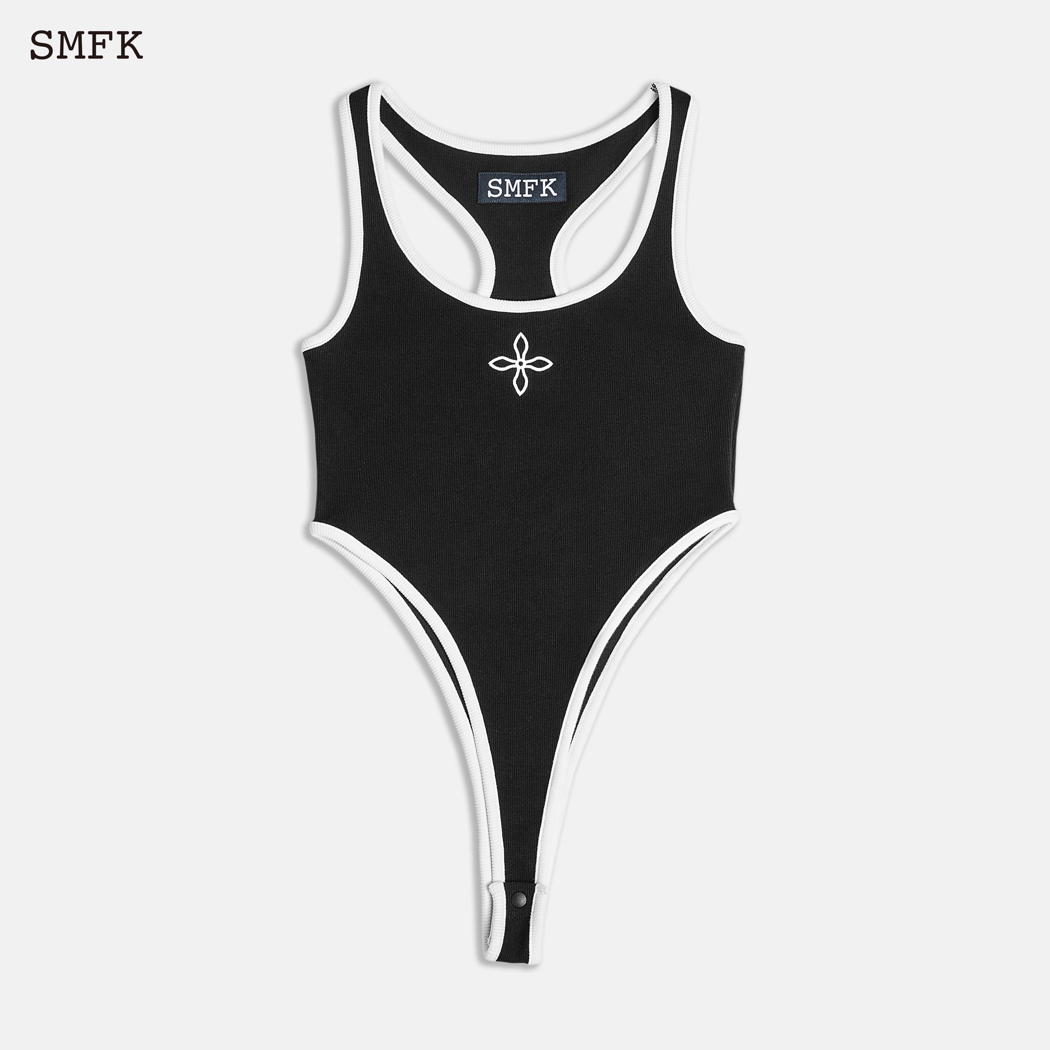 Black Night Flower One-piece Dance Vest – SMFK Official