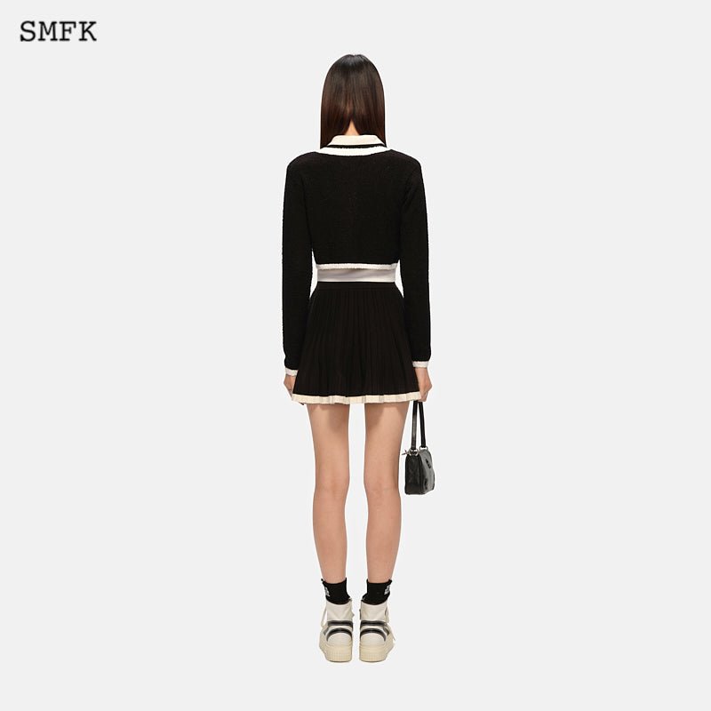 College Classical Knitted Short Cardigan - SMFK Official