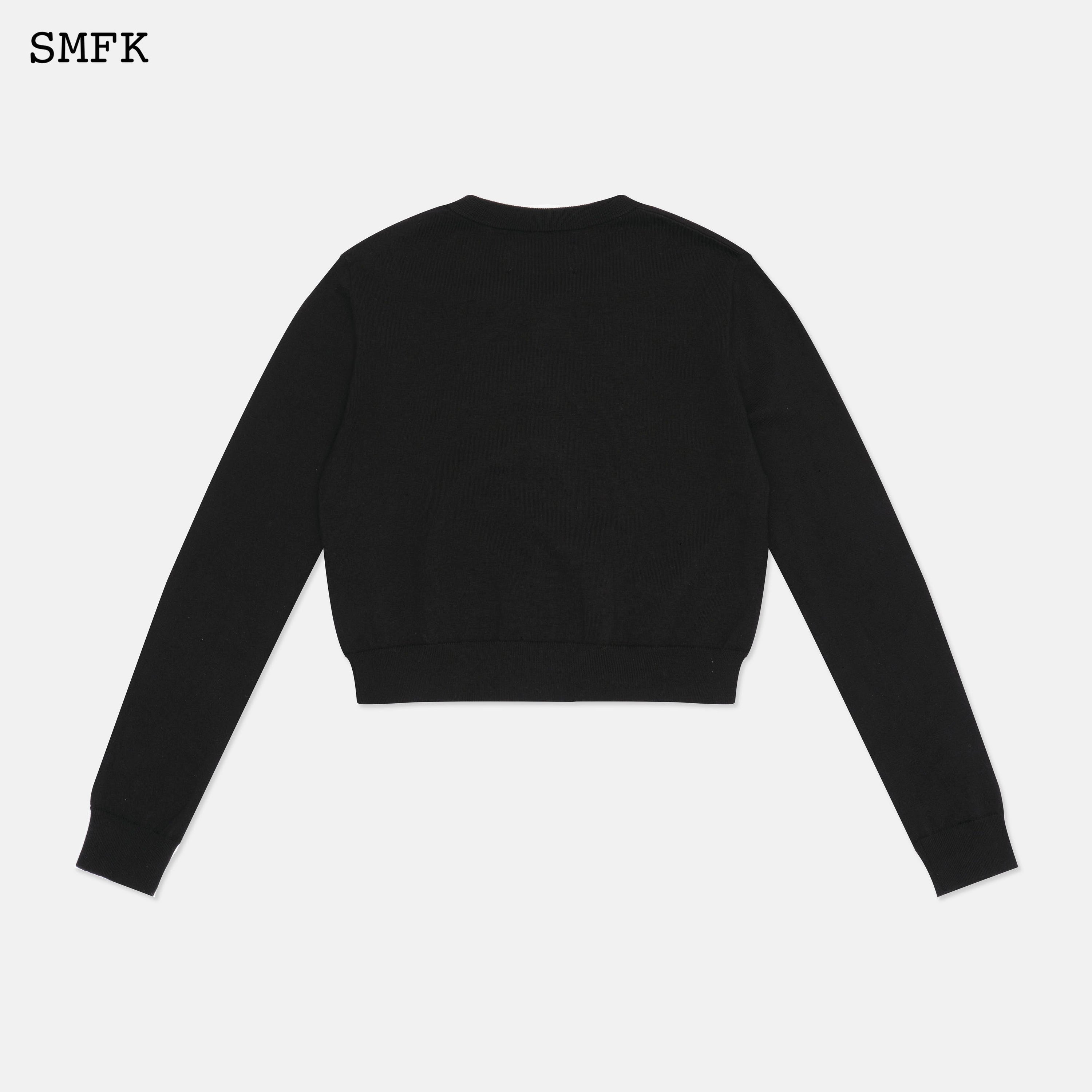 Compass Academy Black Knitted Cardigan - SMFK Official