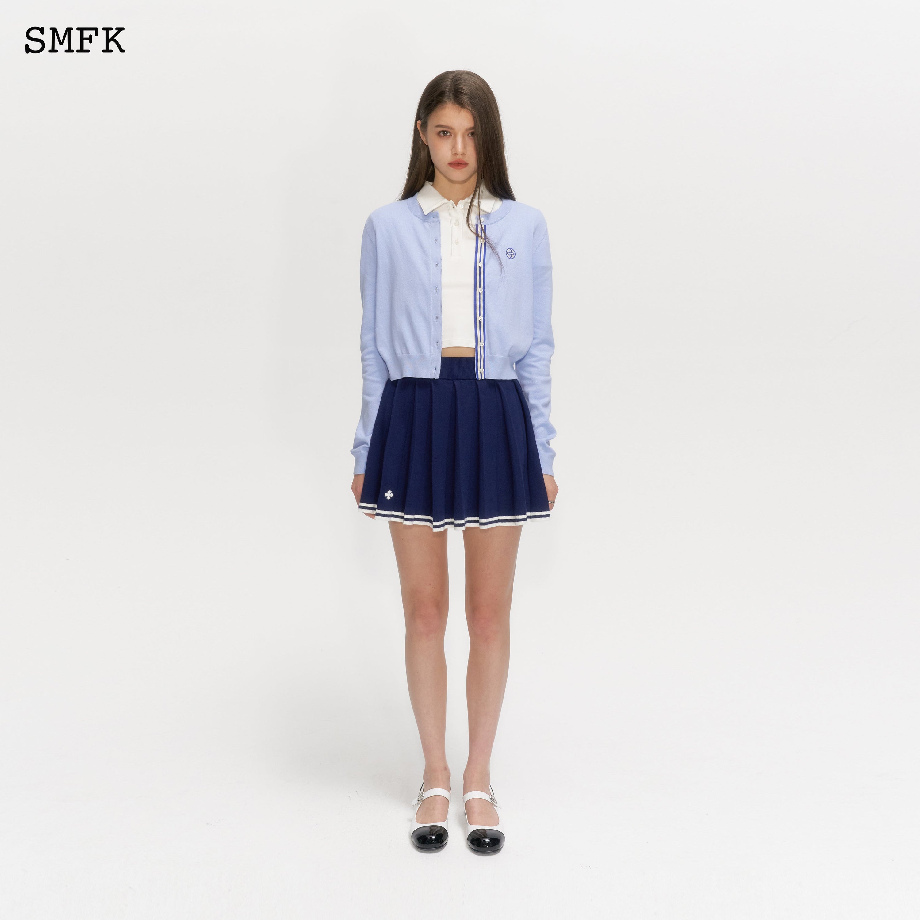 Compass Academy Blue Knitted Cardigan - SMFK Official