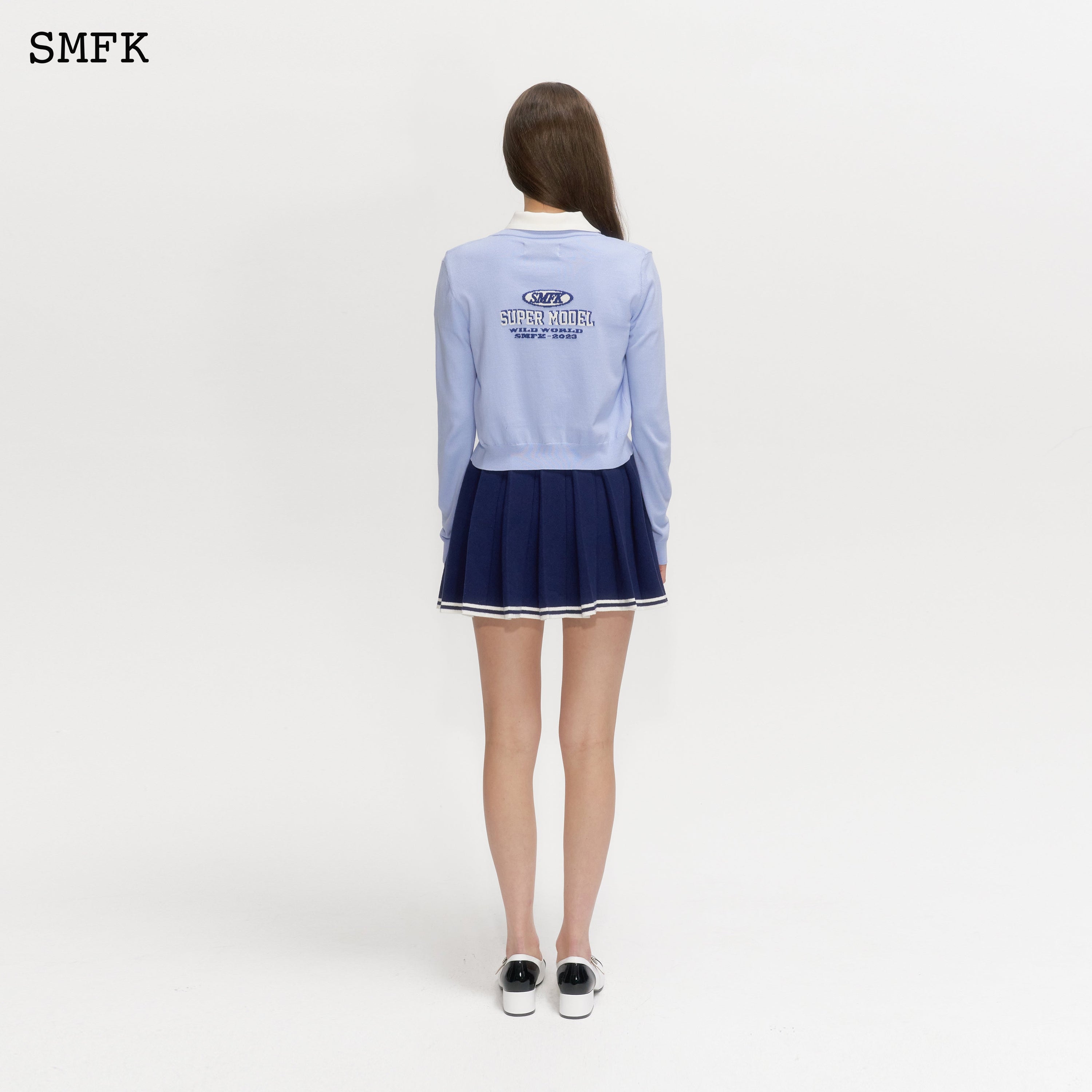 Compass Academy Blue Knitted Cardigan - SMFK Official