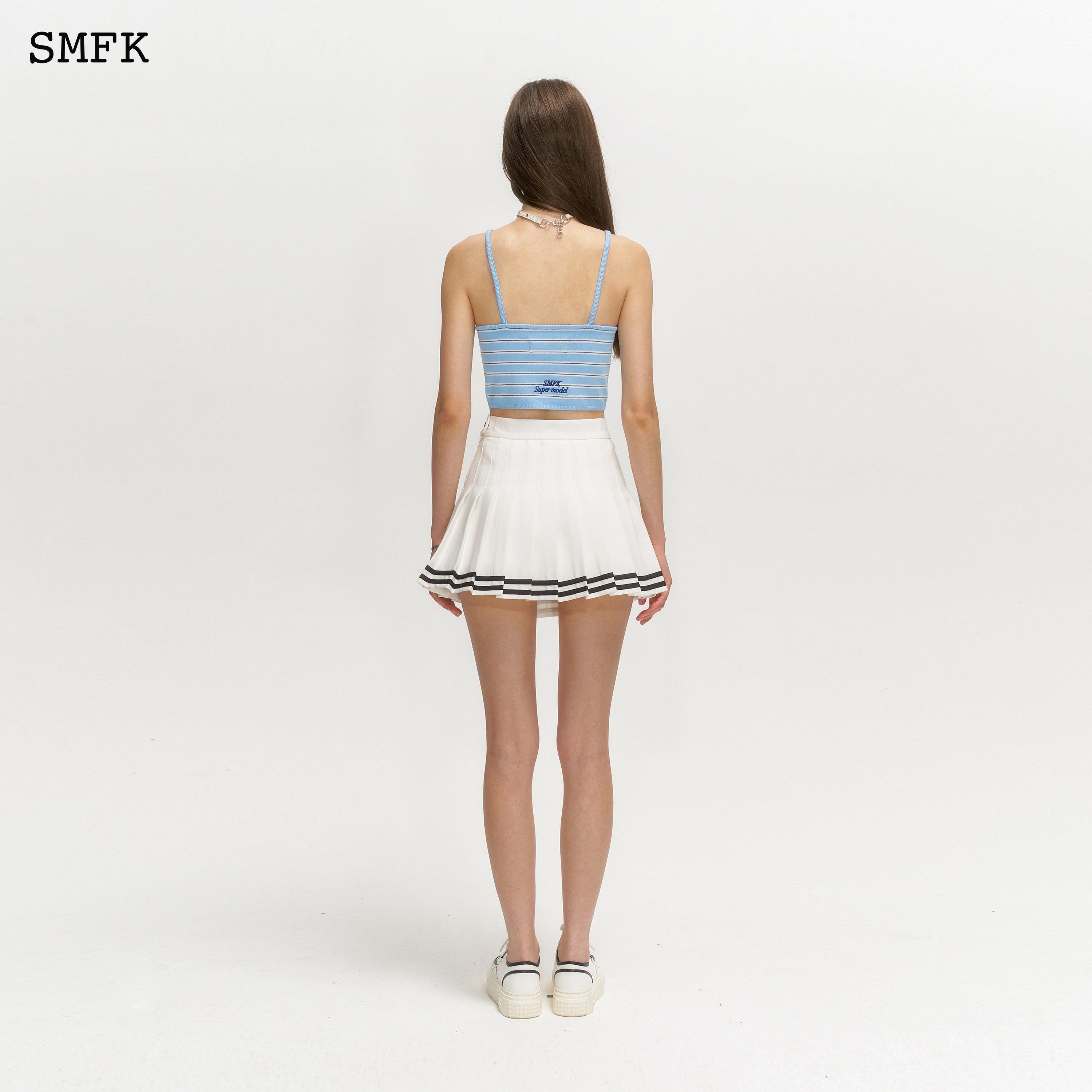 Compass Academy White Pleated Skirt - SMFK Official