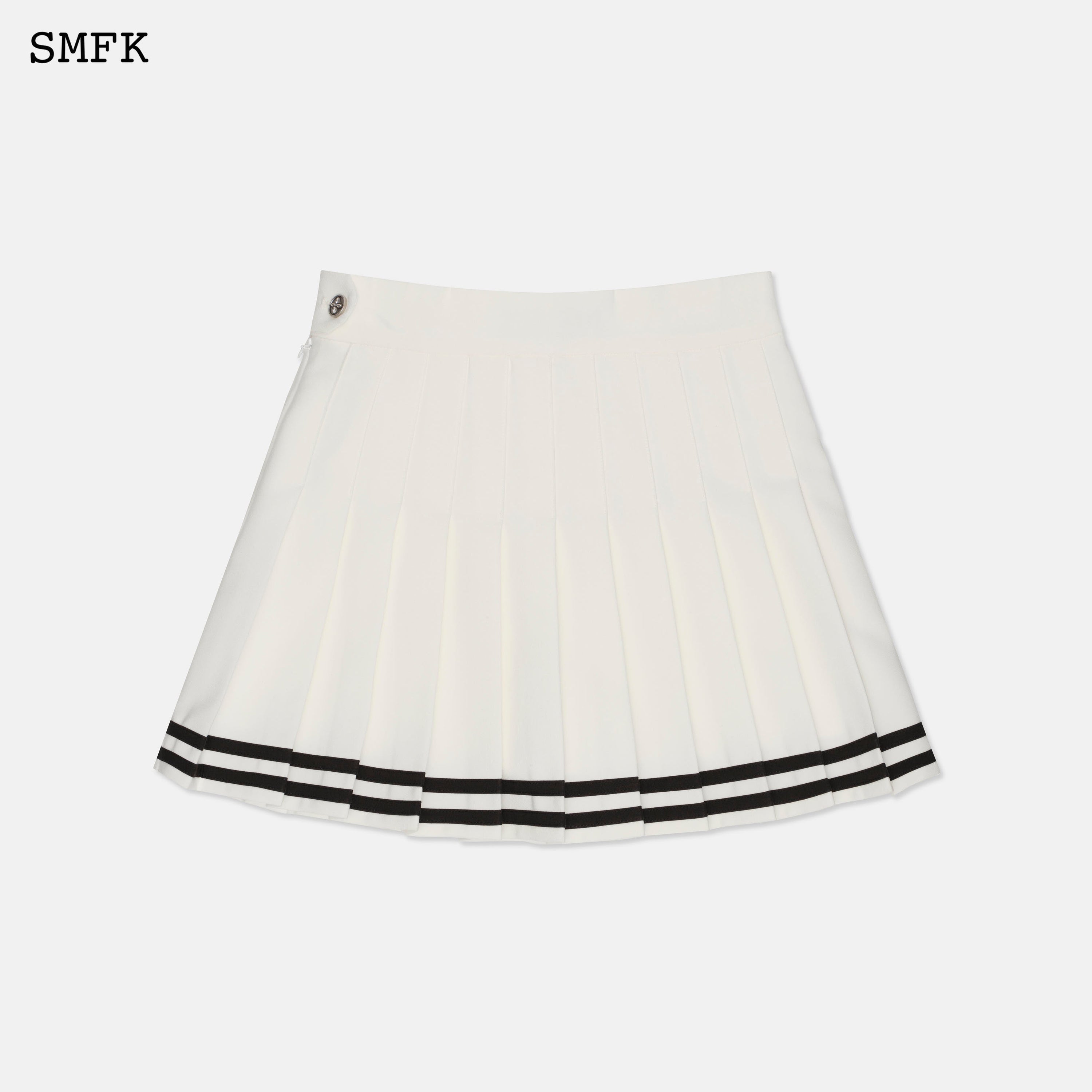 Compass Academy White Pleated Skirt - SMFK Official