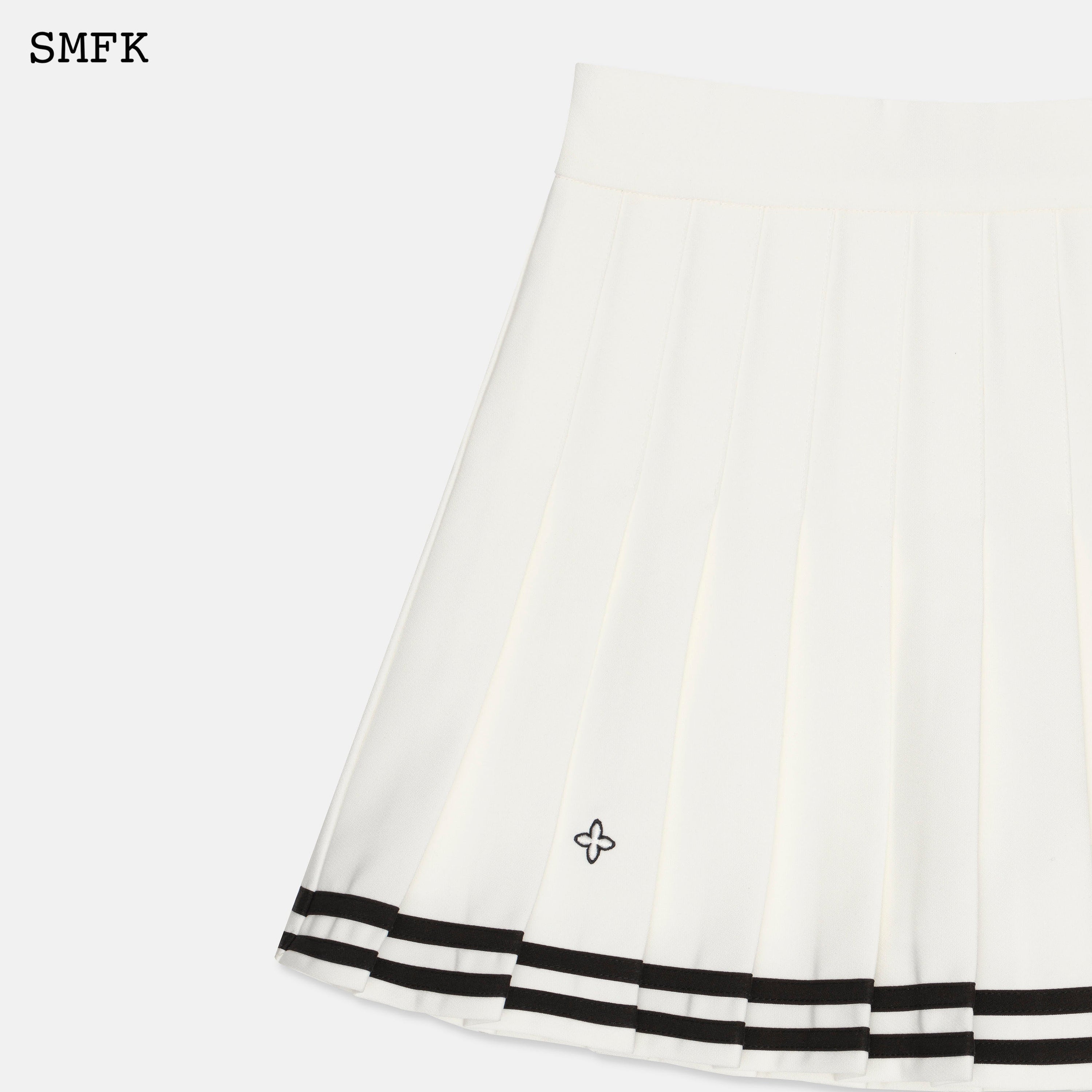 Compass Academy White Pleated Skirt - SMFK Official