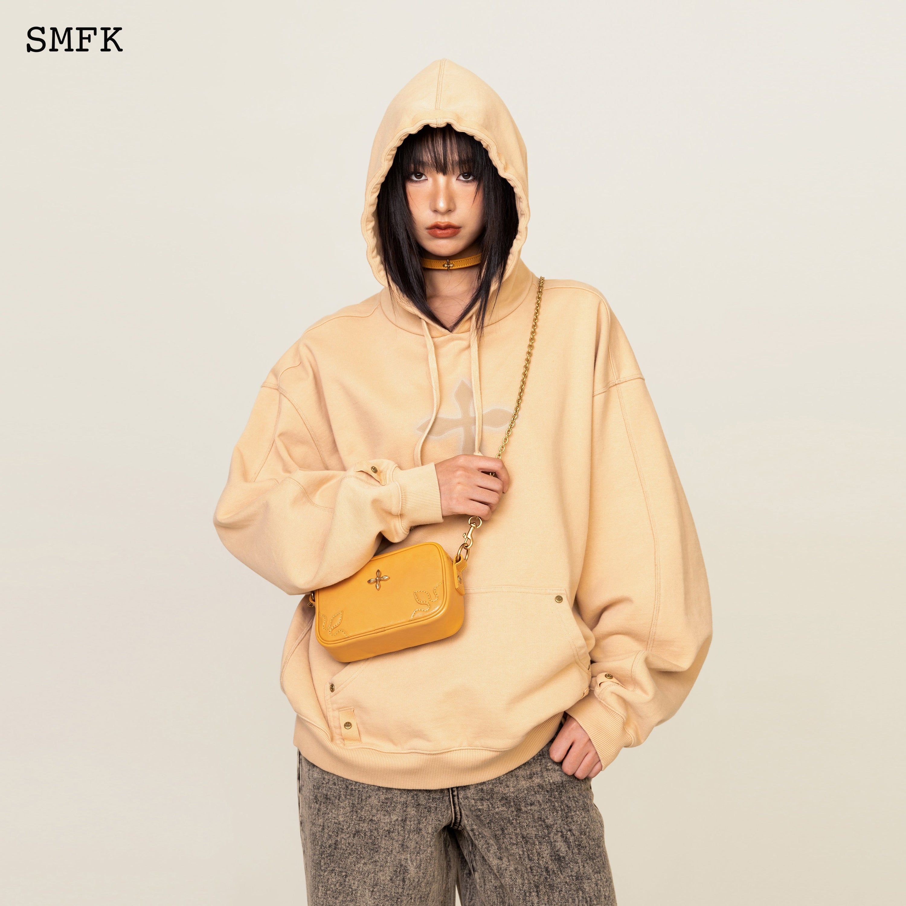 Compass Adventure Small Chain Bag in Cheese - SMFK Official