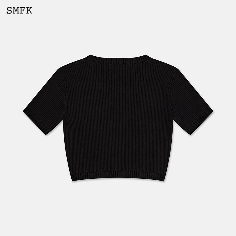 Compass Black Night Classic Cashmere Short Tee Black - SMFK Official