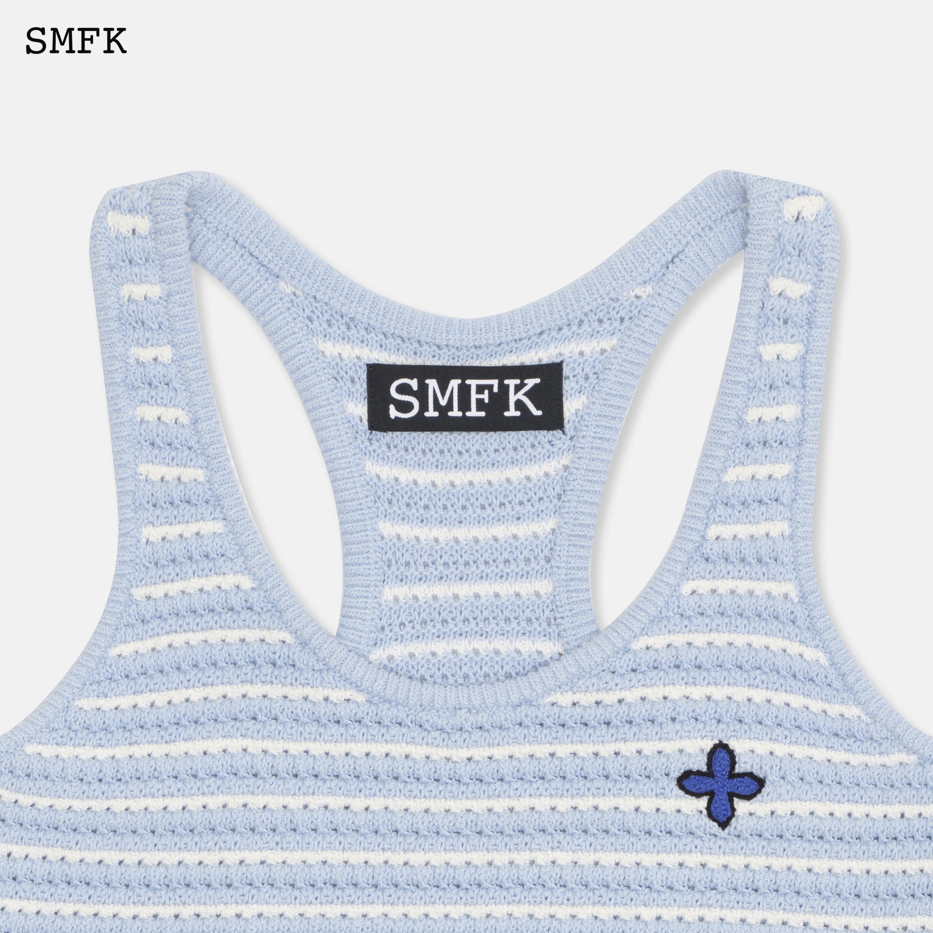 Compass Blue Stripe Vest - SMFK Official