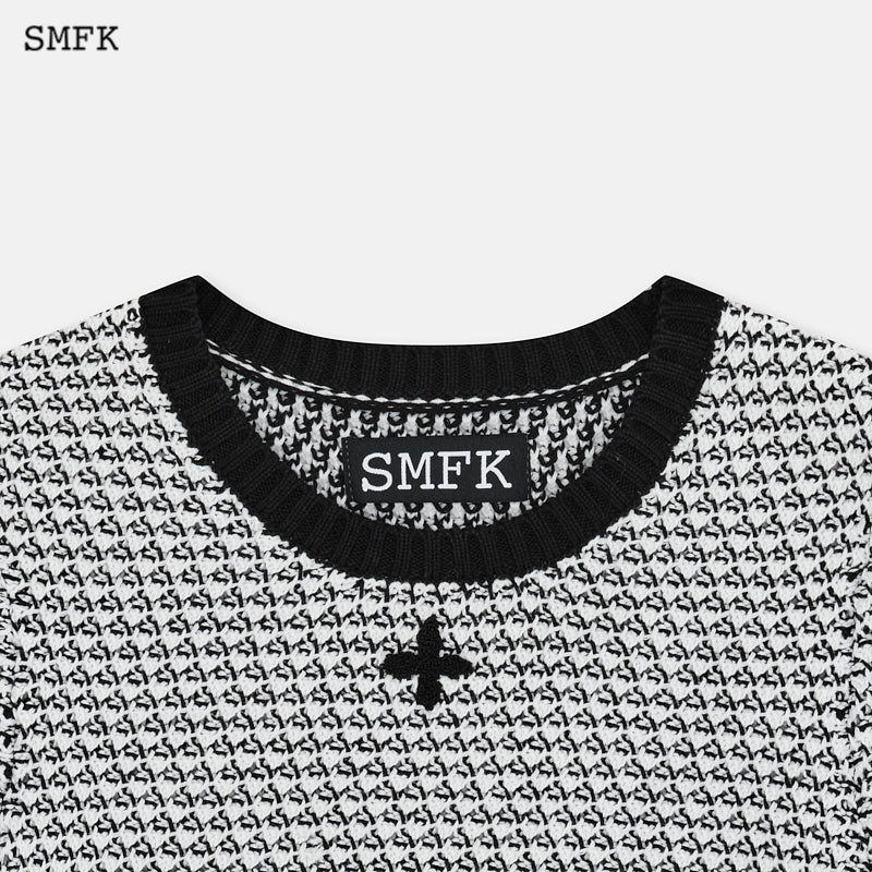 Compass Camouflage Chainmail Knit Short Tee - SMFK Official