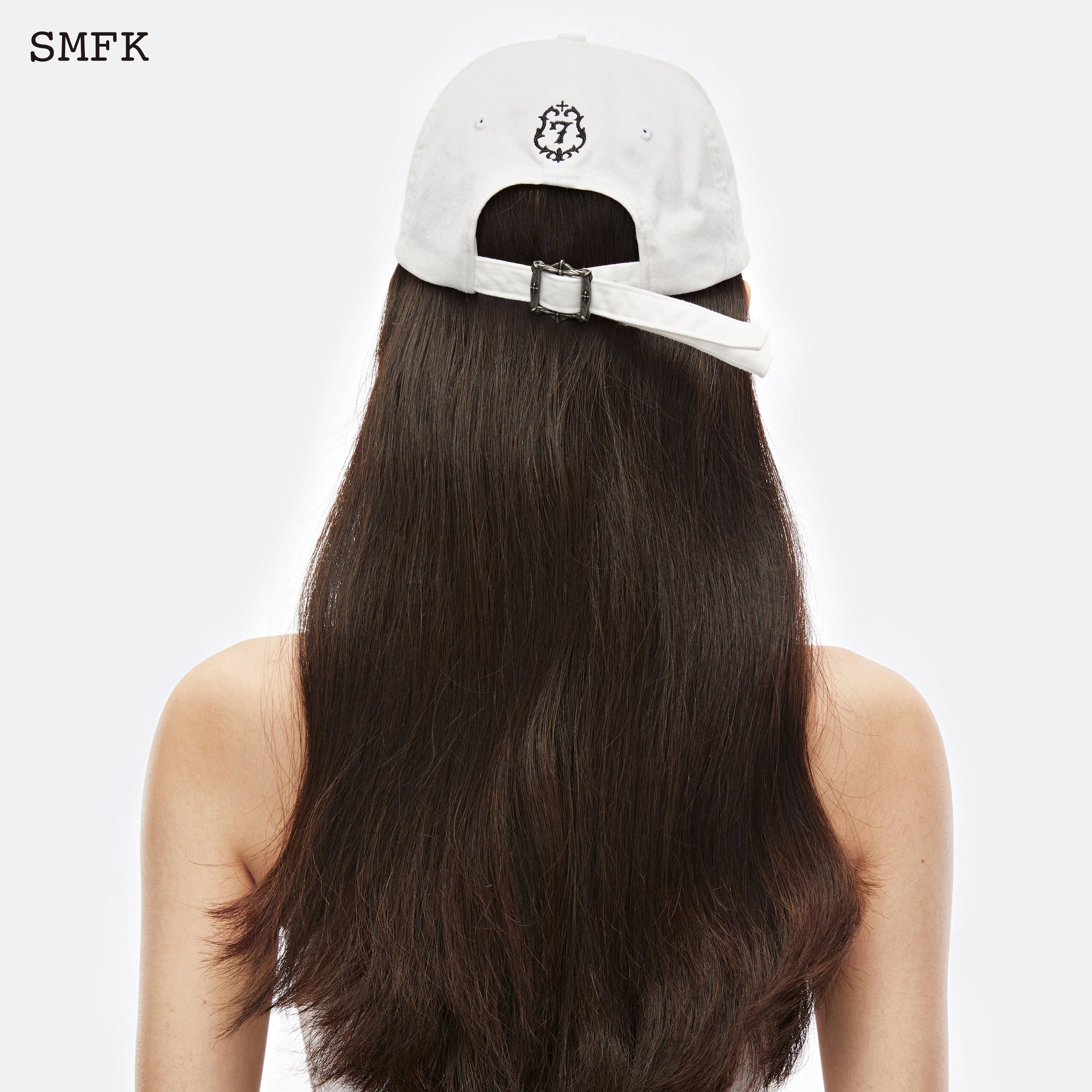 Compass Classic Baseball Cap White - SMFK Official