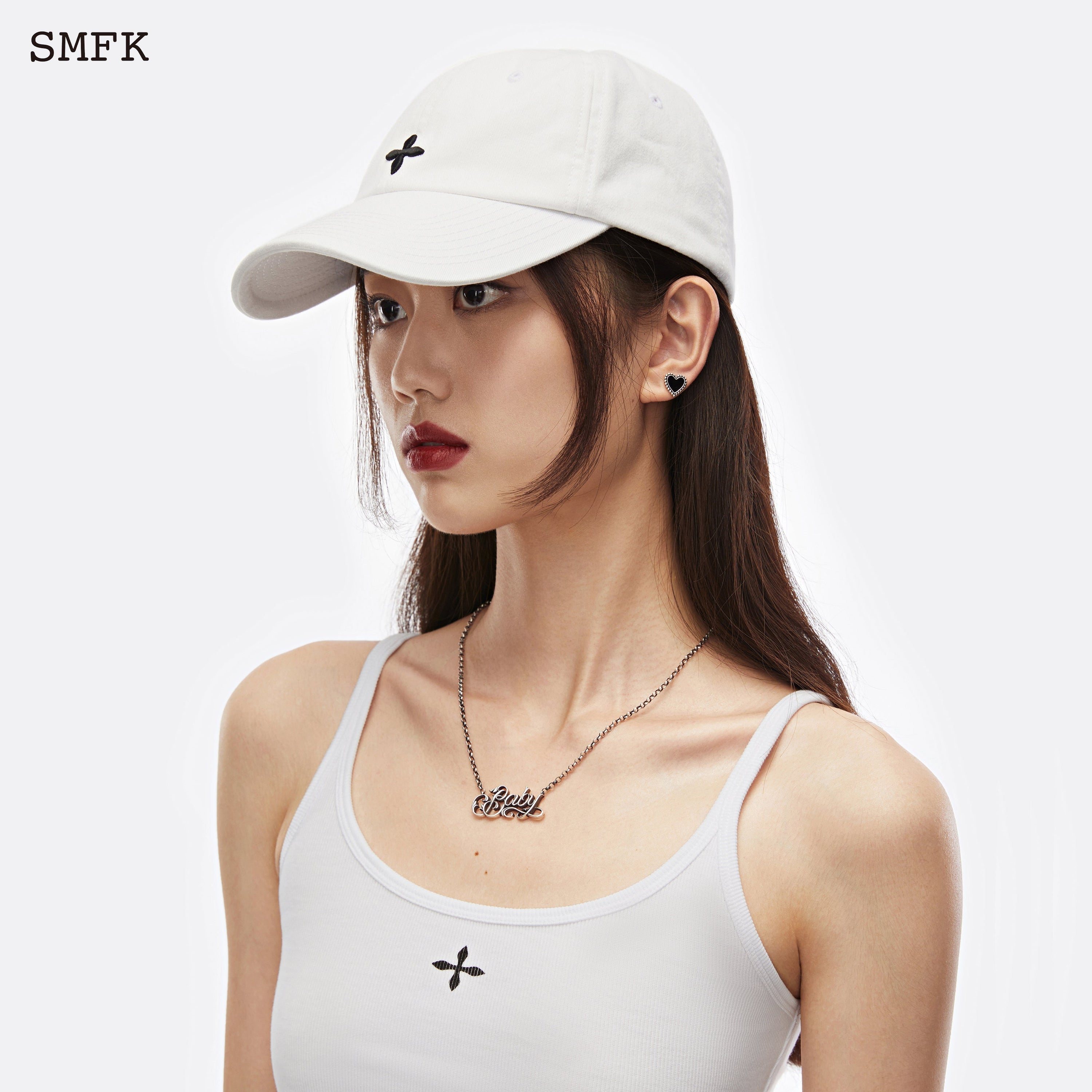 Compass Classic Baseball Cap White - SMFK Official