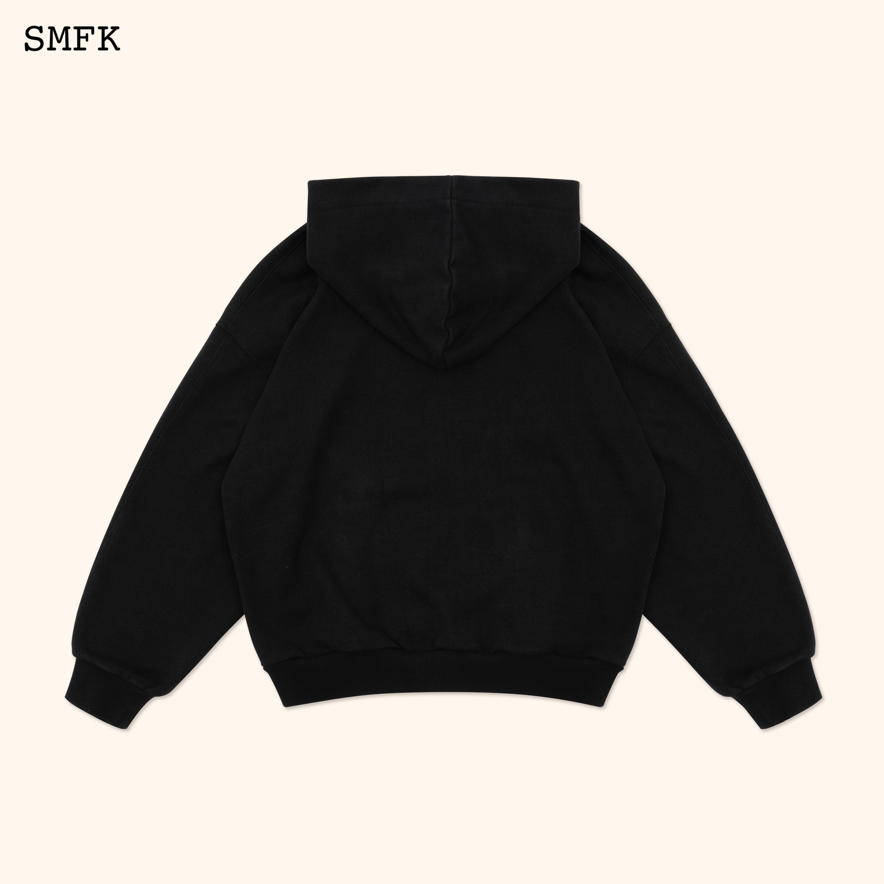 Compass Classic Cross Hoodie Black Jacket - SMFK Official