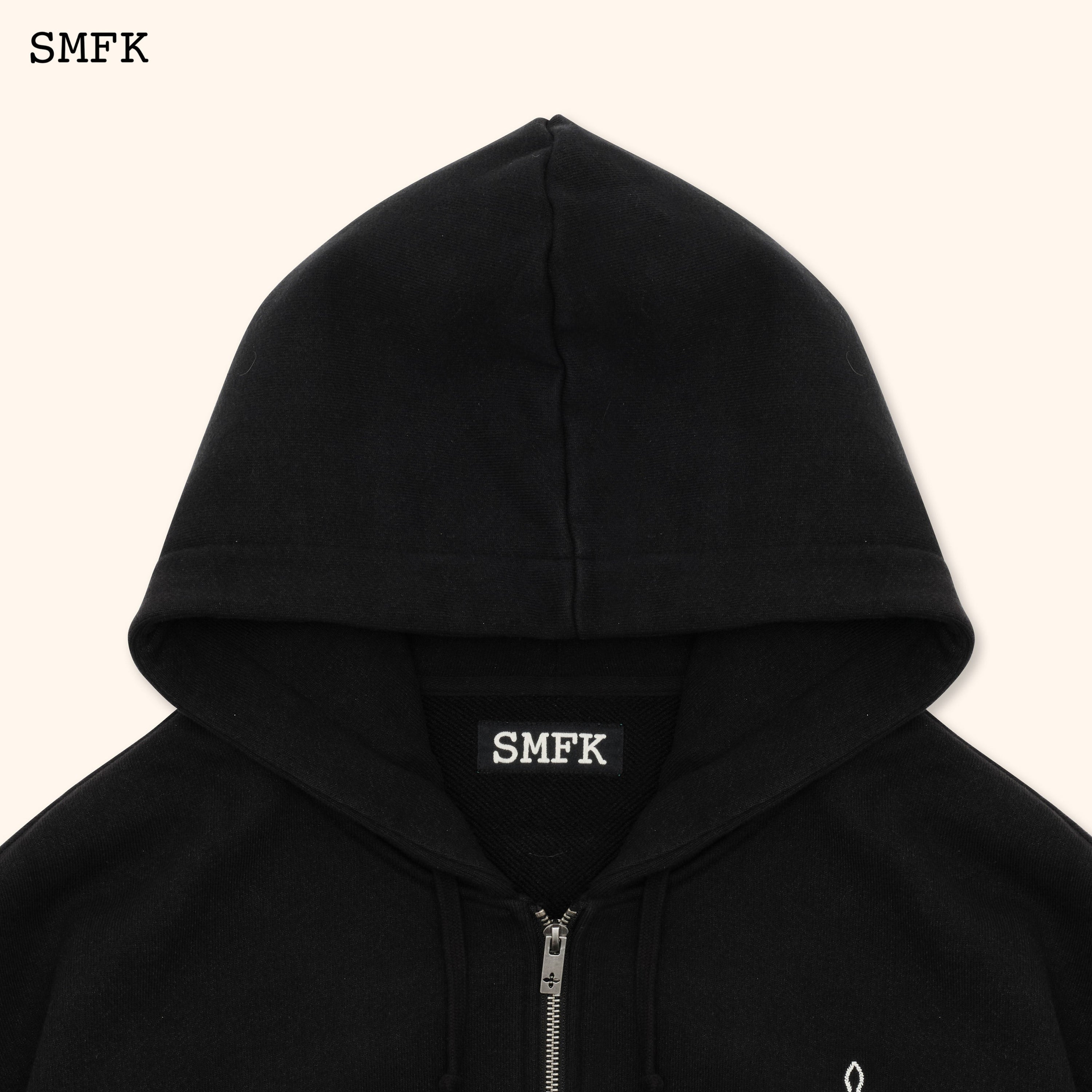 Compass Classic Cross Hoodie Black Jacket - SMFK Official