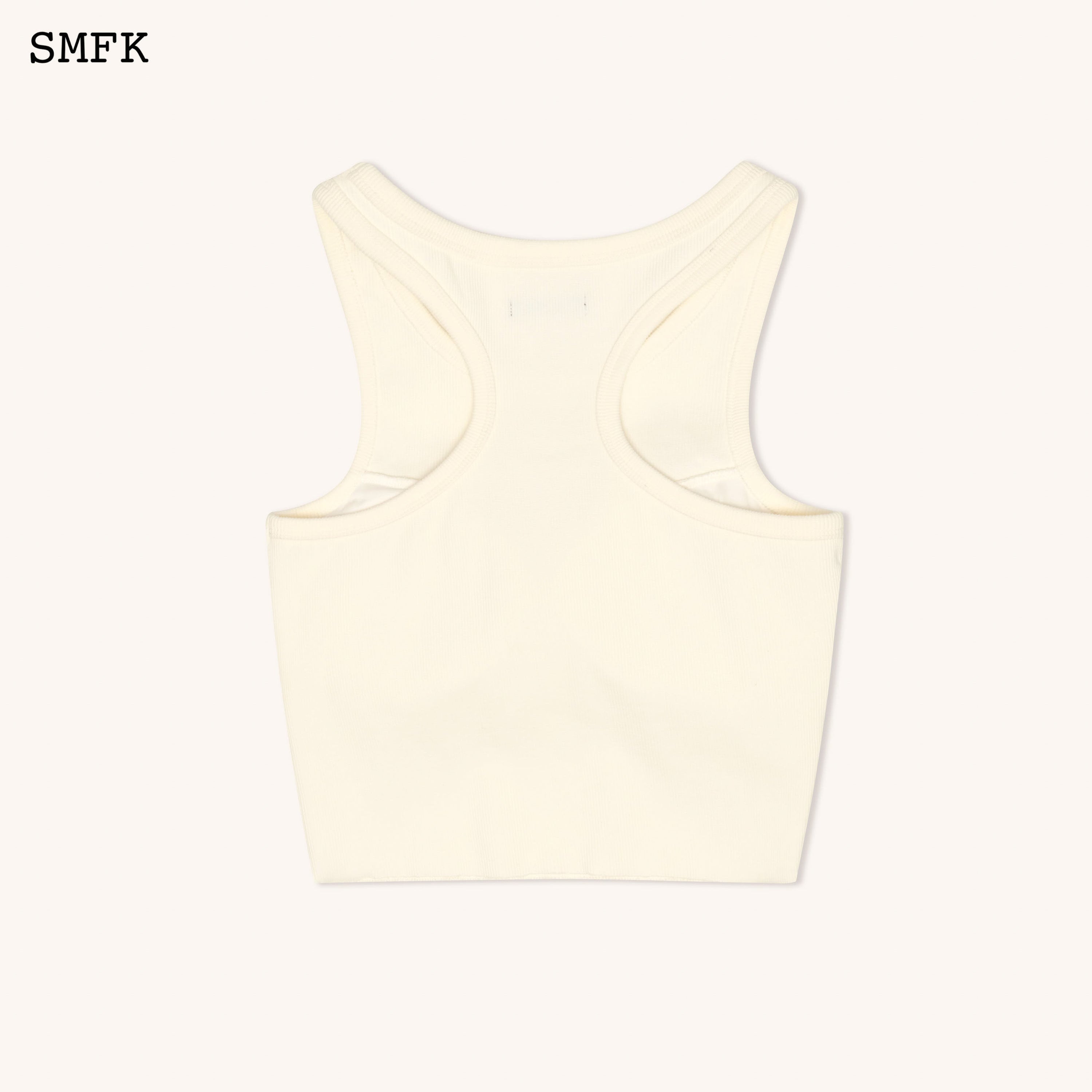 Compass Classic Cross Rider Vest Top In White - SMFK Official