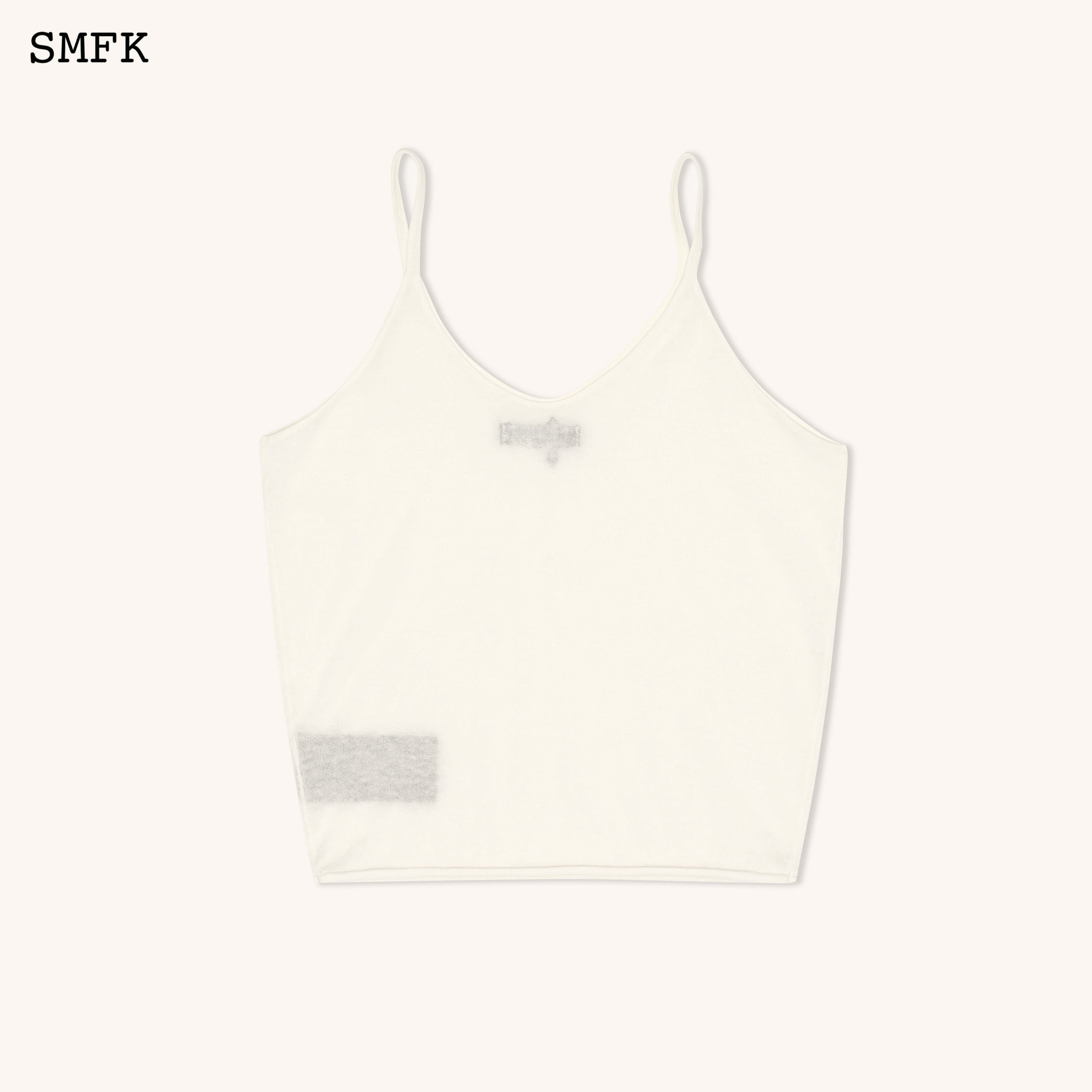 Compass Classic Woolen Knitted Tube Top In White - SMFK Official