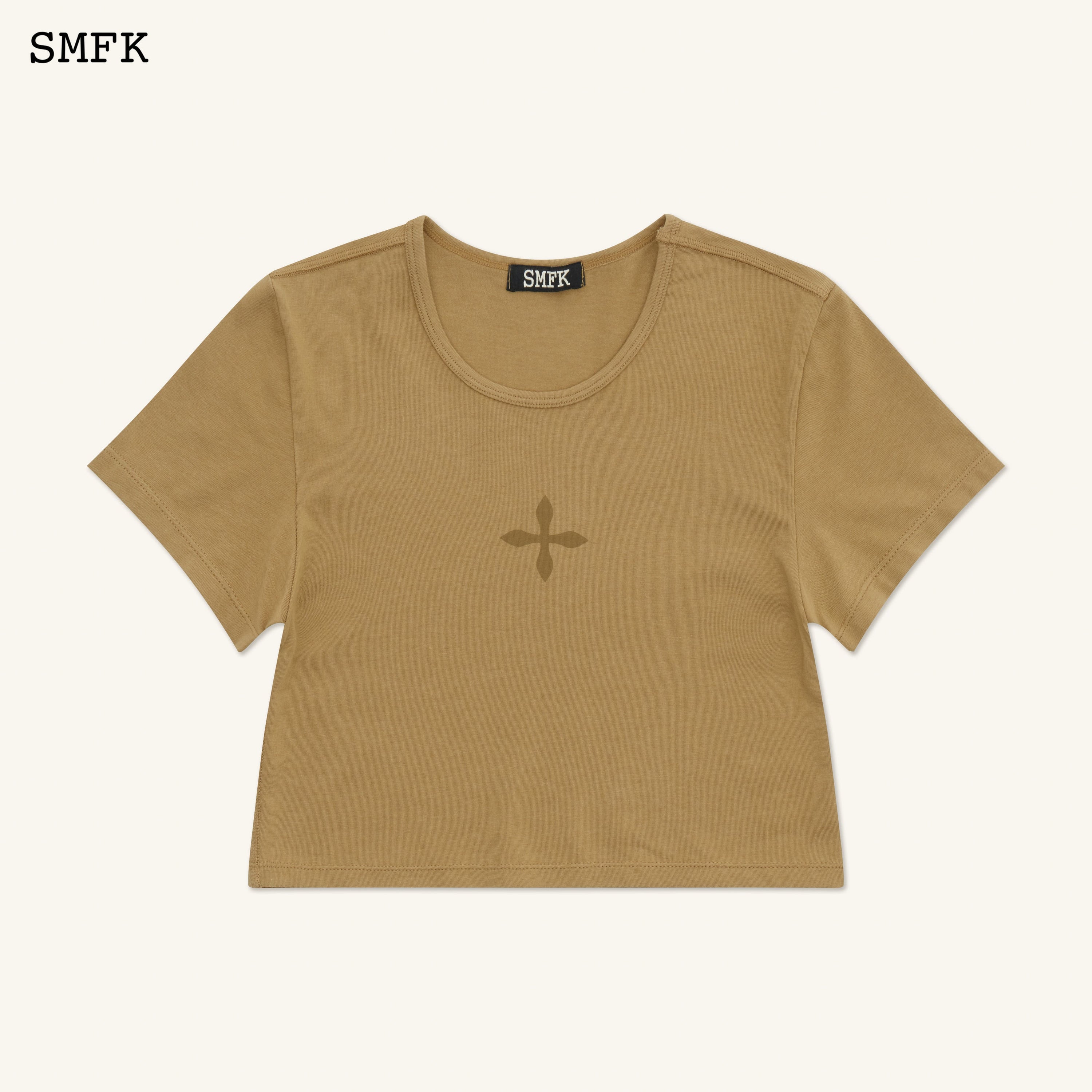 Compass Cross Classic Sporty Tights Tee In Green - SMFK Official