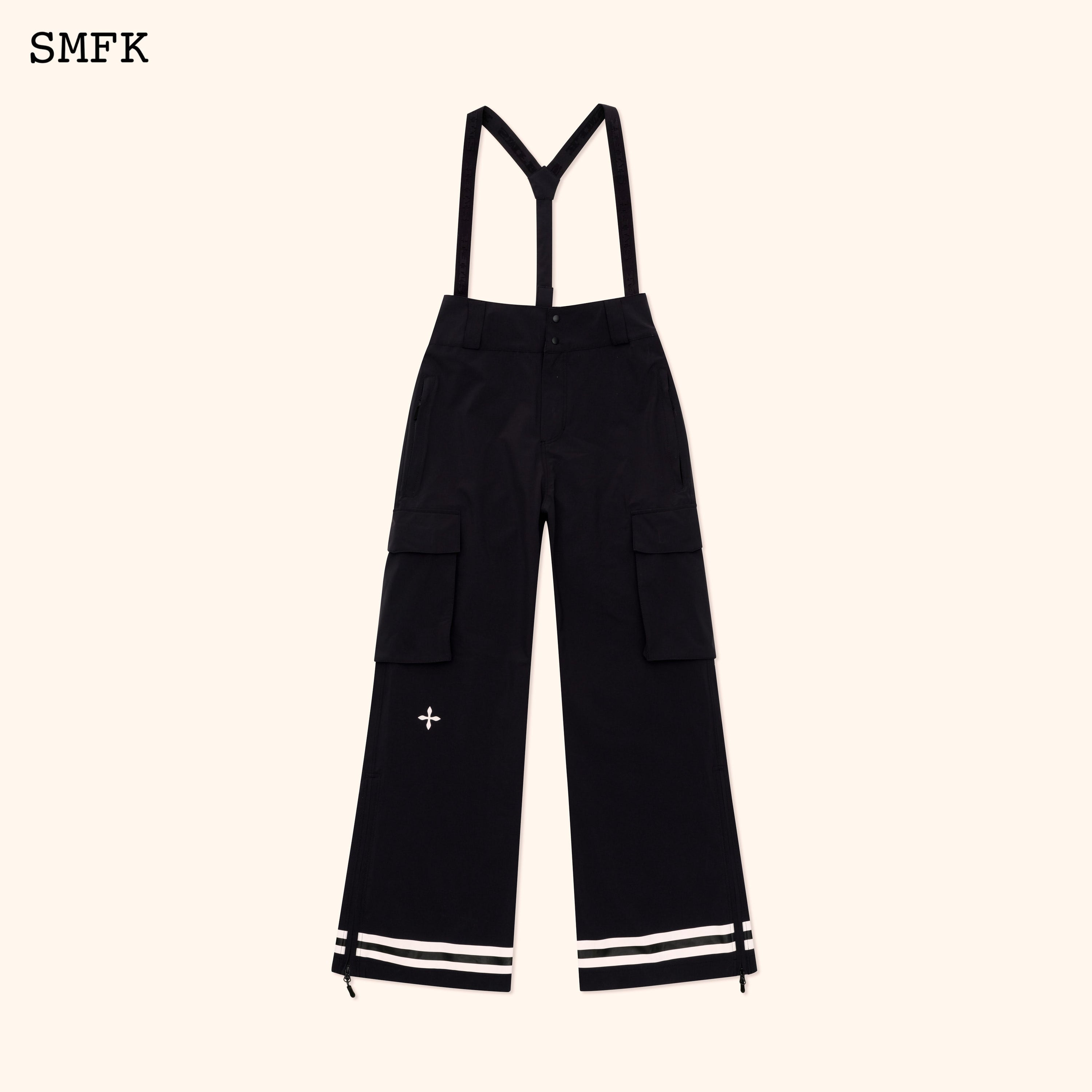 Compass Cross DNA Ski Snow Pants In Black - SMFK Official