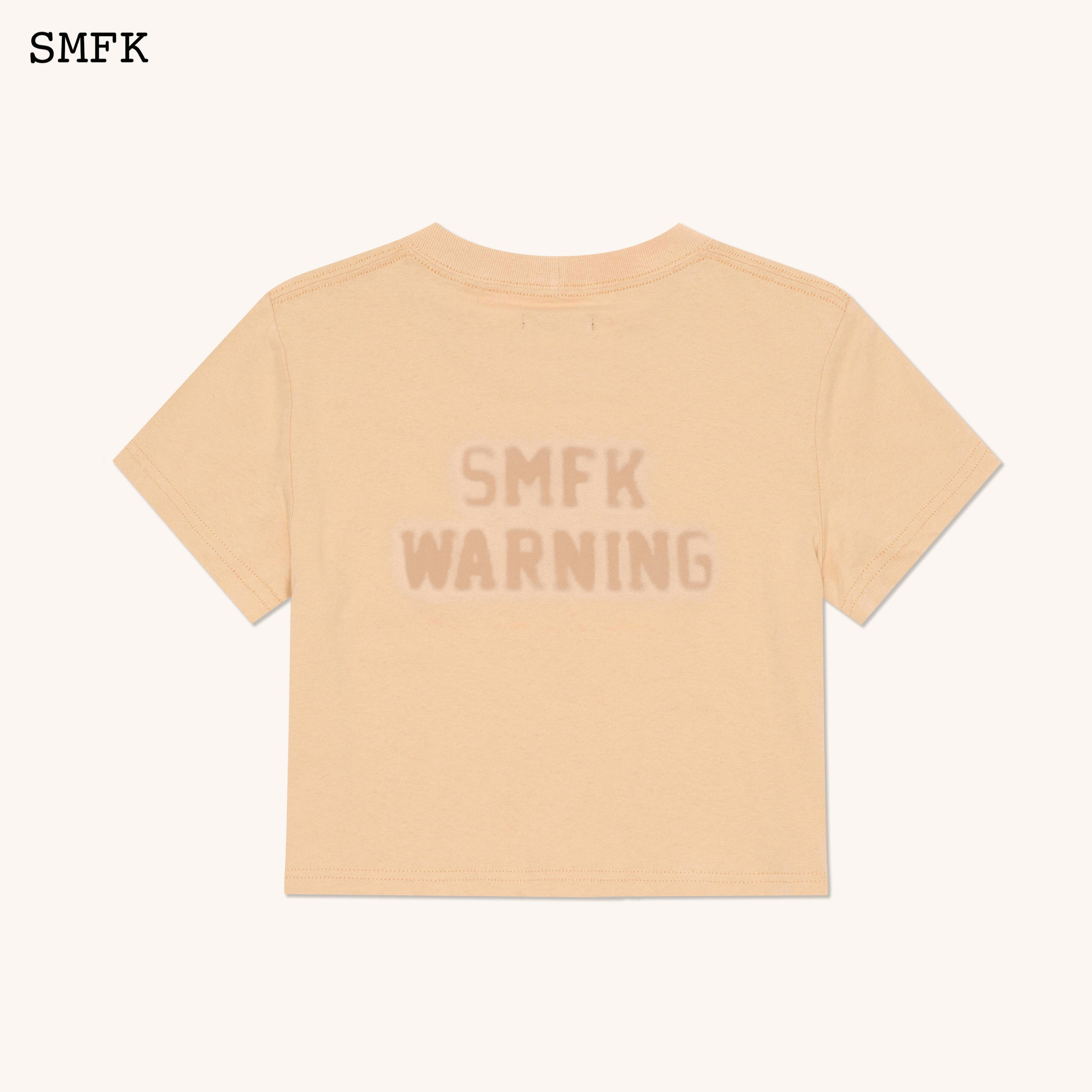 Compass Cross Slim-Fit Tee In Wheat - SMFK Official