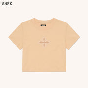 Compass Cross Slim-Fit Tee In Wheat - SMFK Official