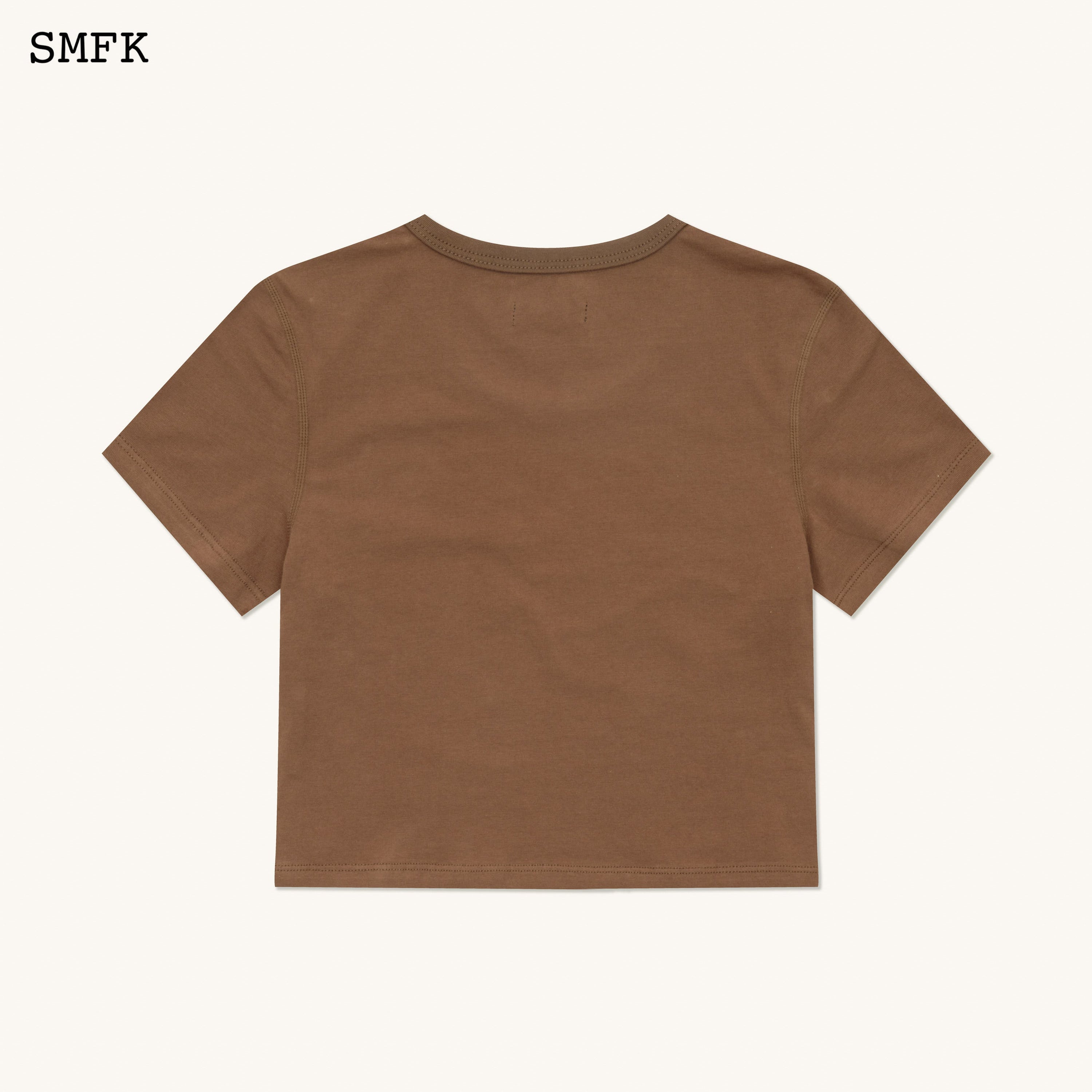 Compass Cross Sport Tights Tee In Brown - SMFK Official