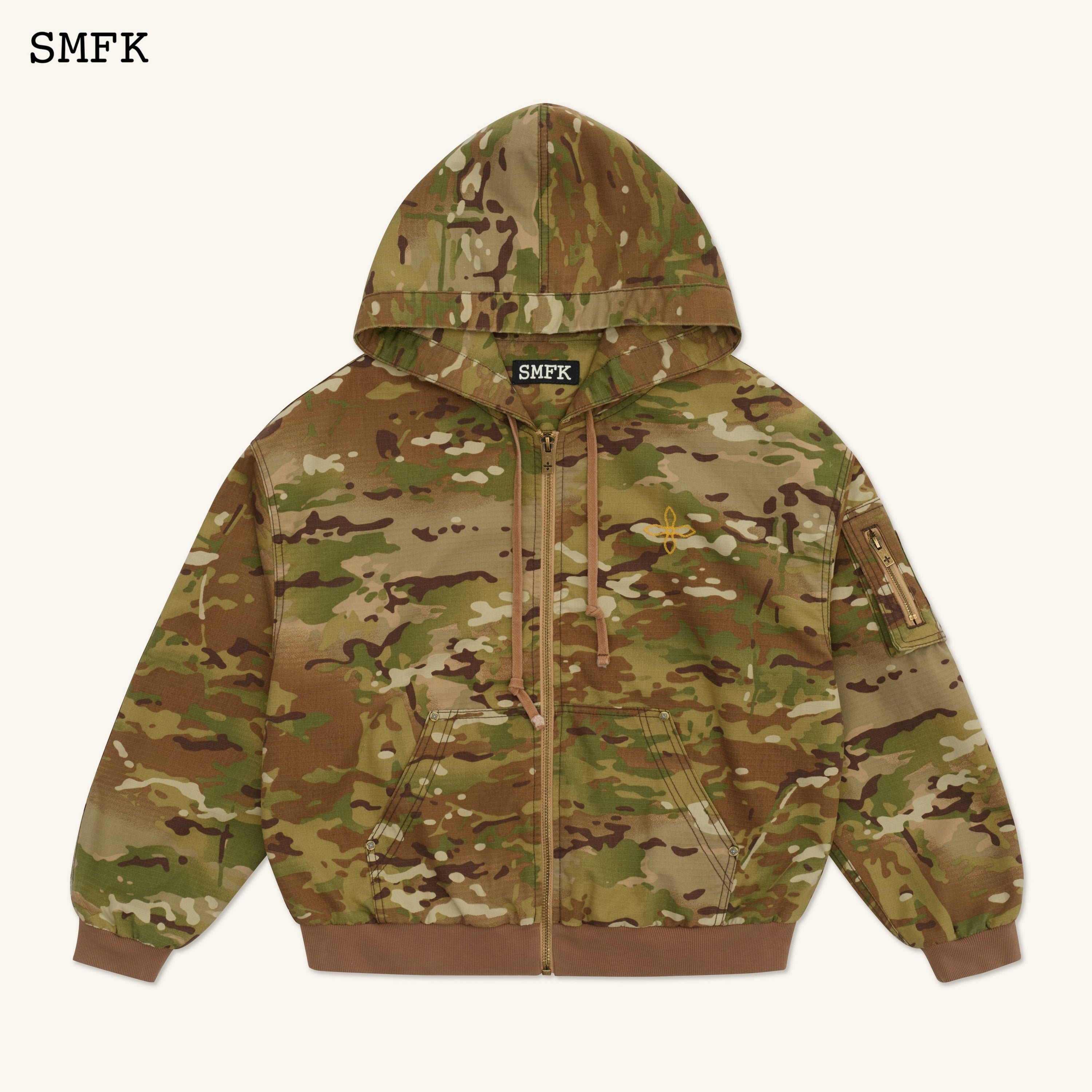 Compass Forest Camouflage Hunting Hoodie - SMFK Official