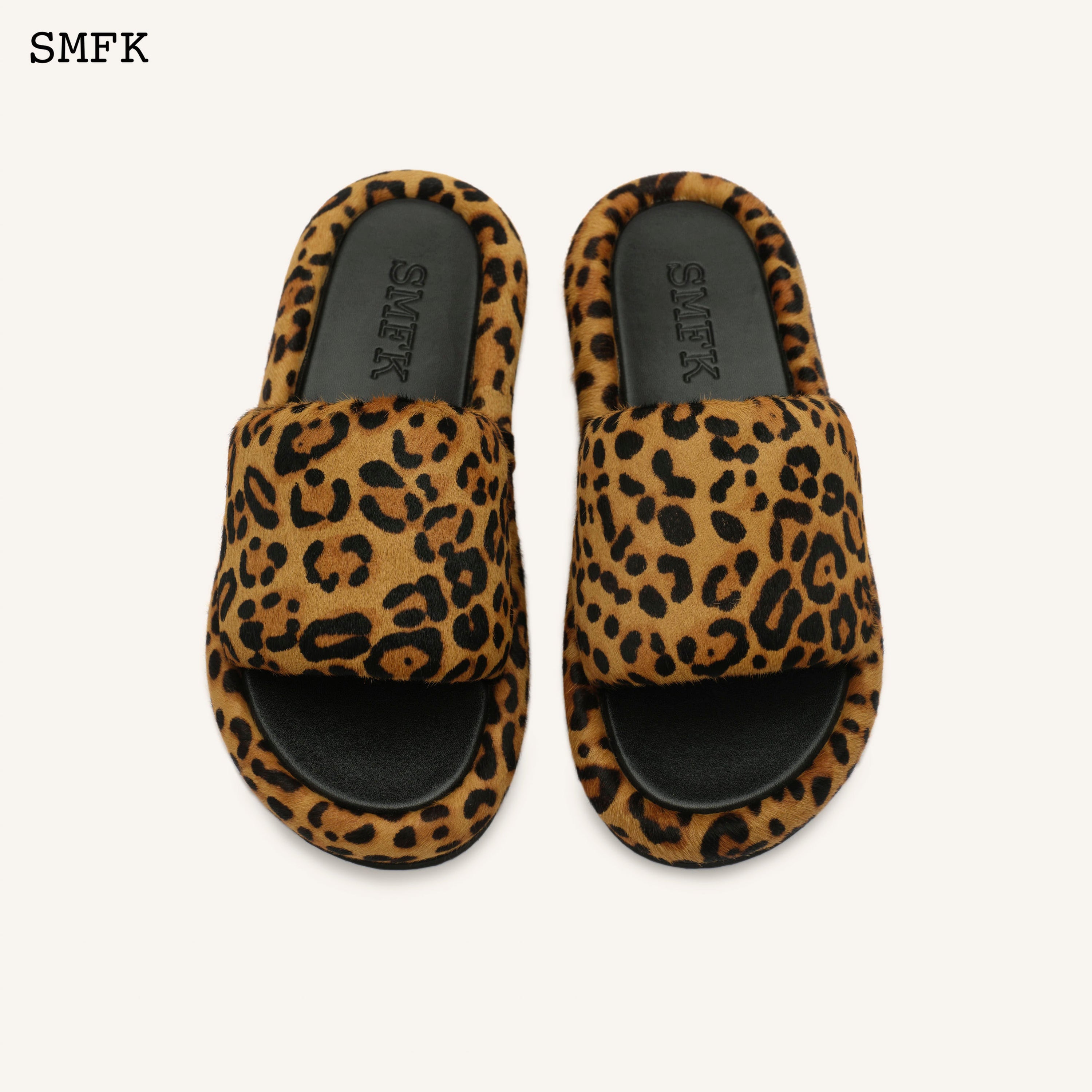 Compass Leopard Fur Classic Slipper - SMFK Official