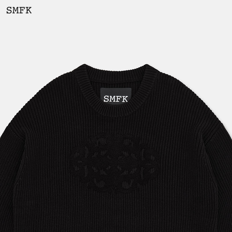 Compass Maze Knit Sweatshirt - SMFK Official