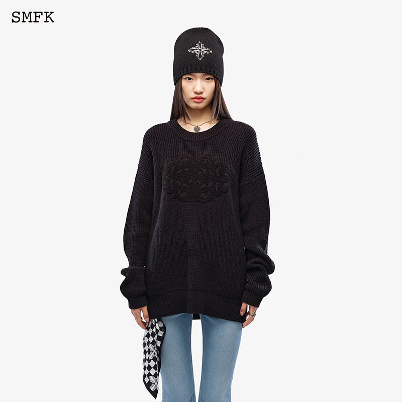 Compass Maze Knit Sweatshirt – SMFK Official