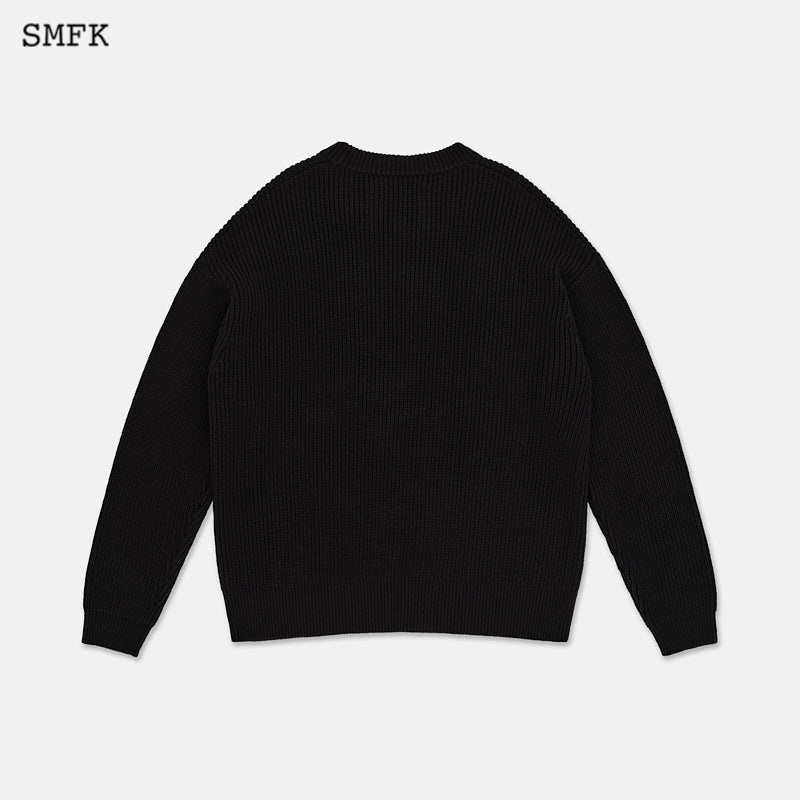 Compass Maze Knit Sweatshirt - SMFK Official