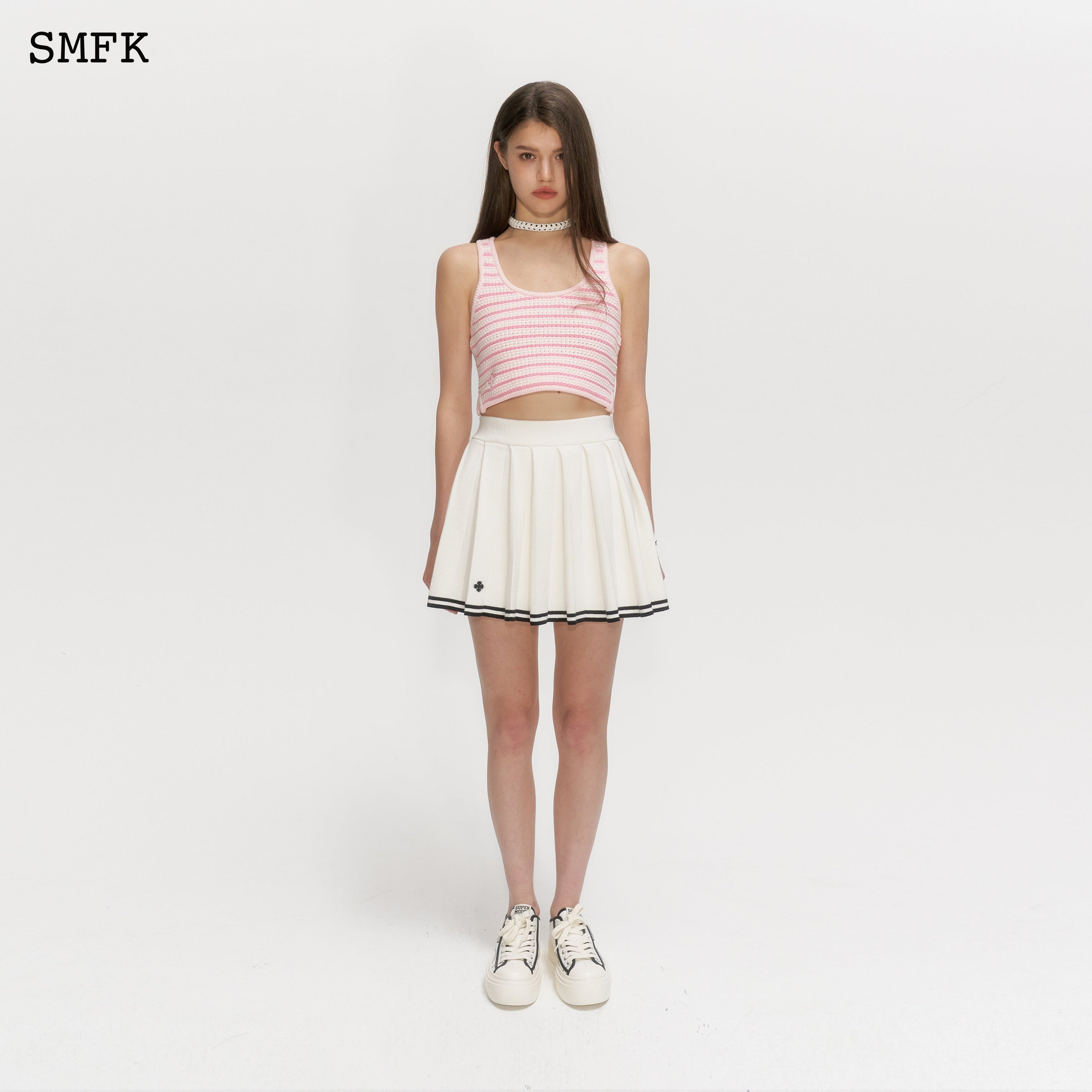 Compass Pink Stripe Vest - SMFK Official