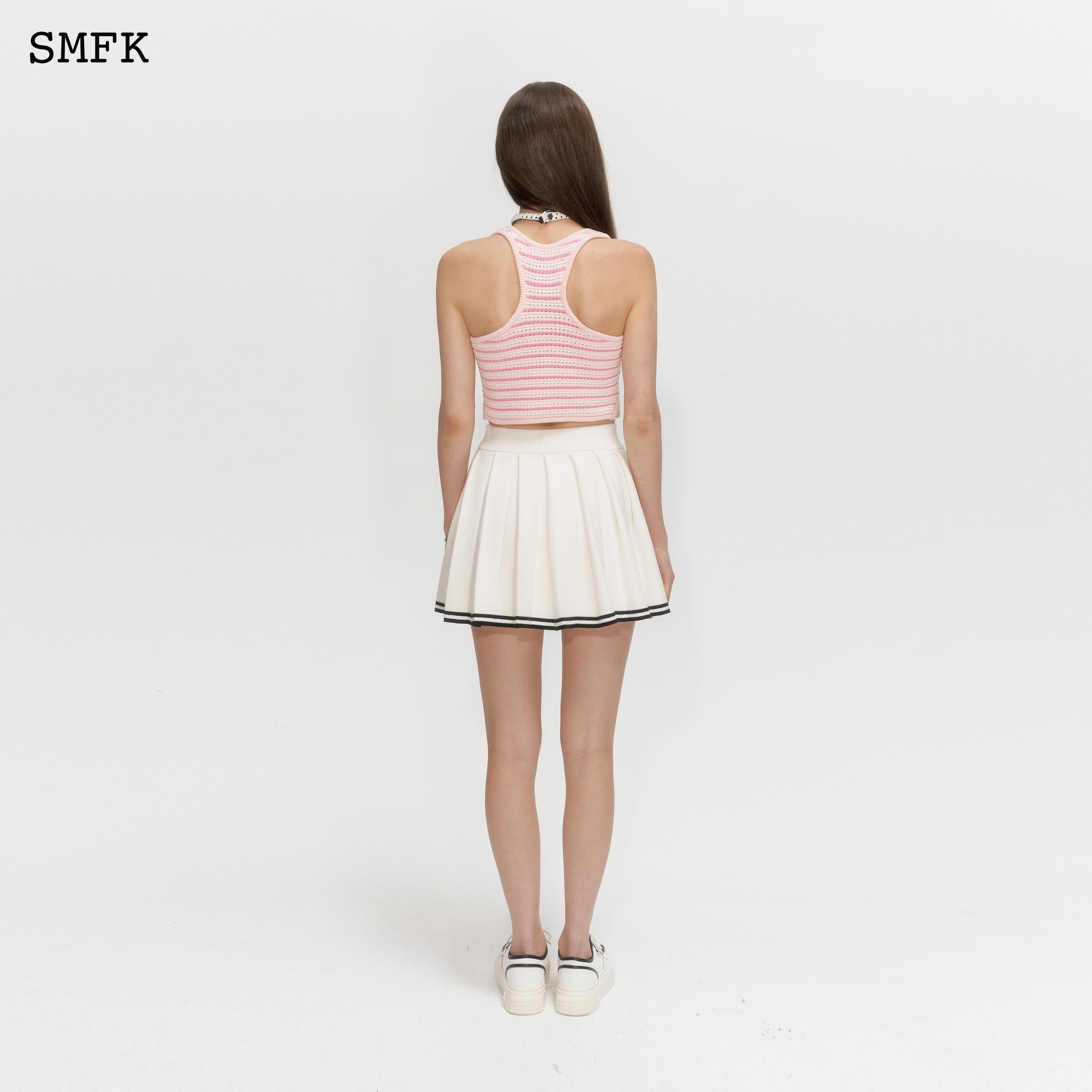 Compass Pink Stripe Vest - SMFK Official