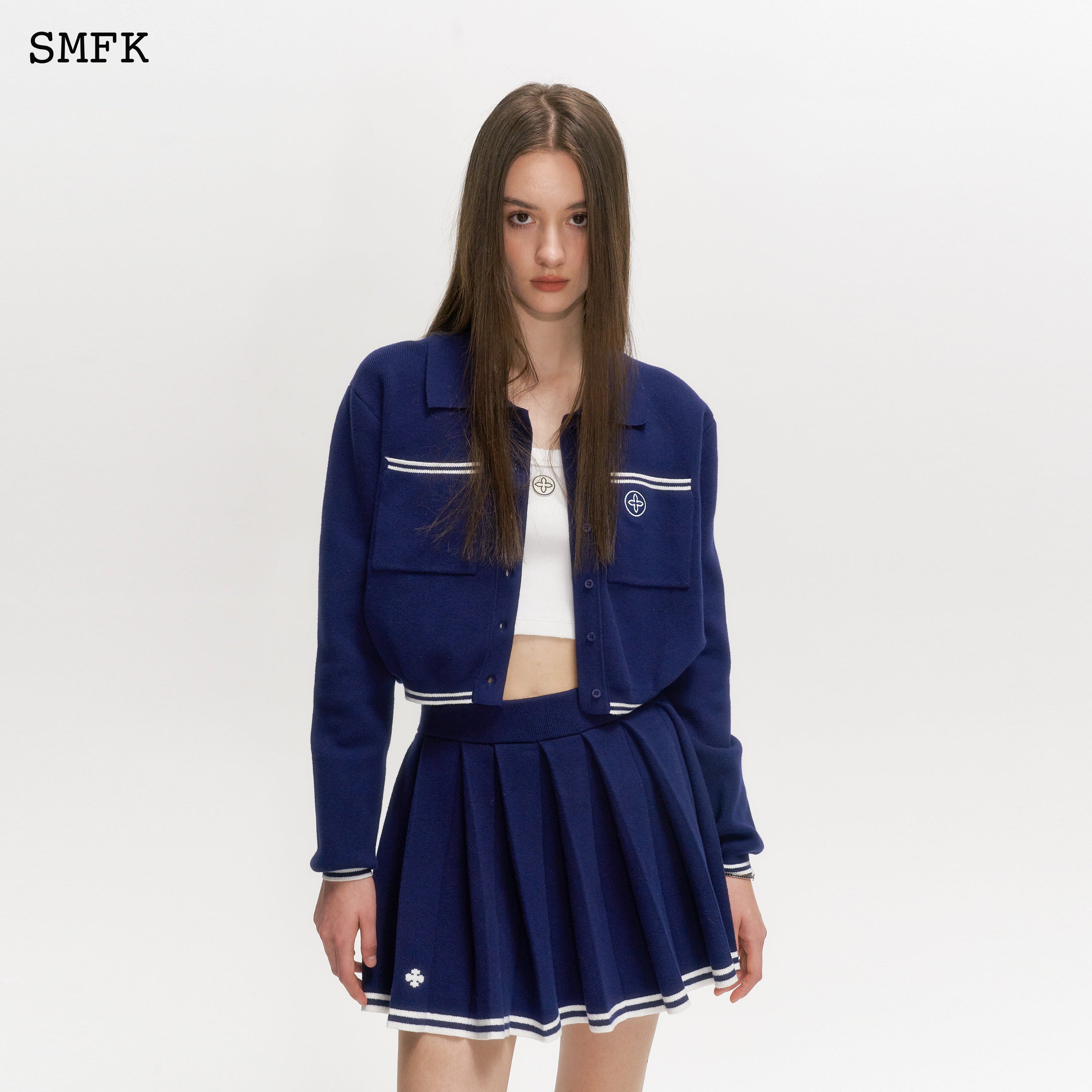 Compass Retro Academy Navy Jacket - SMFK Official