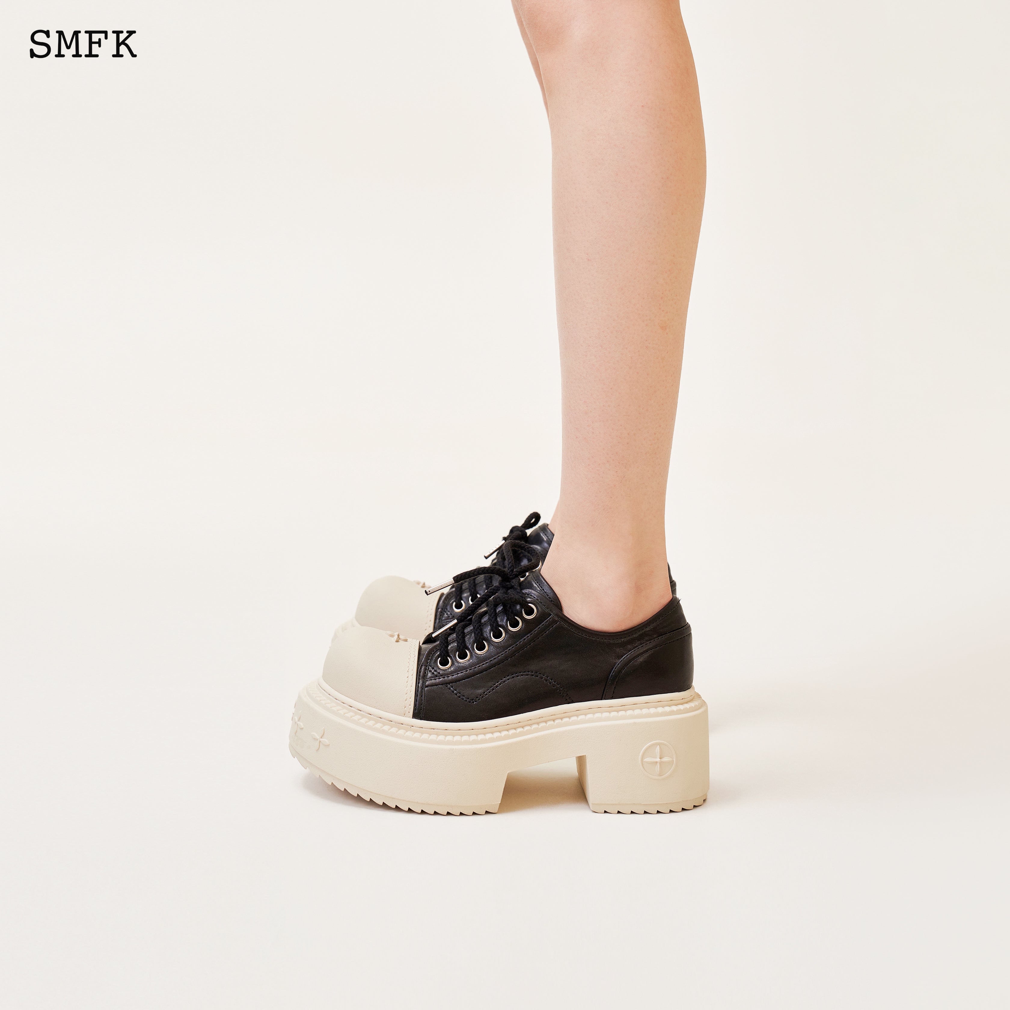 smfk ブーツ コンパス デザート ブラック クッキー ハイ ブーツ – SMFK Official