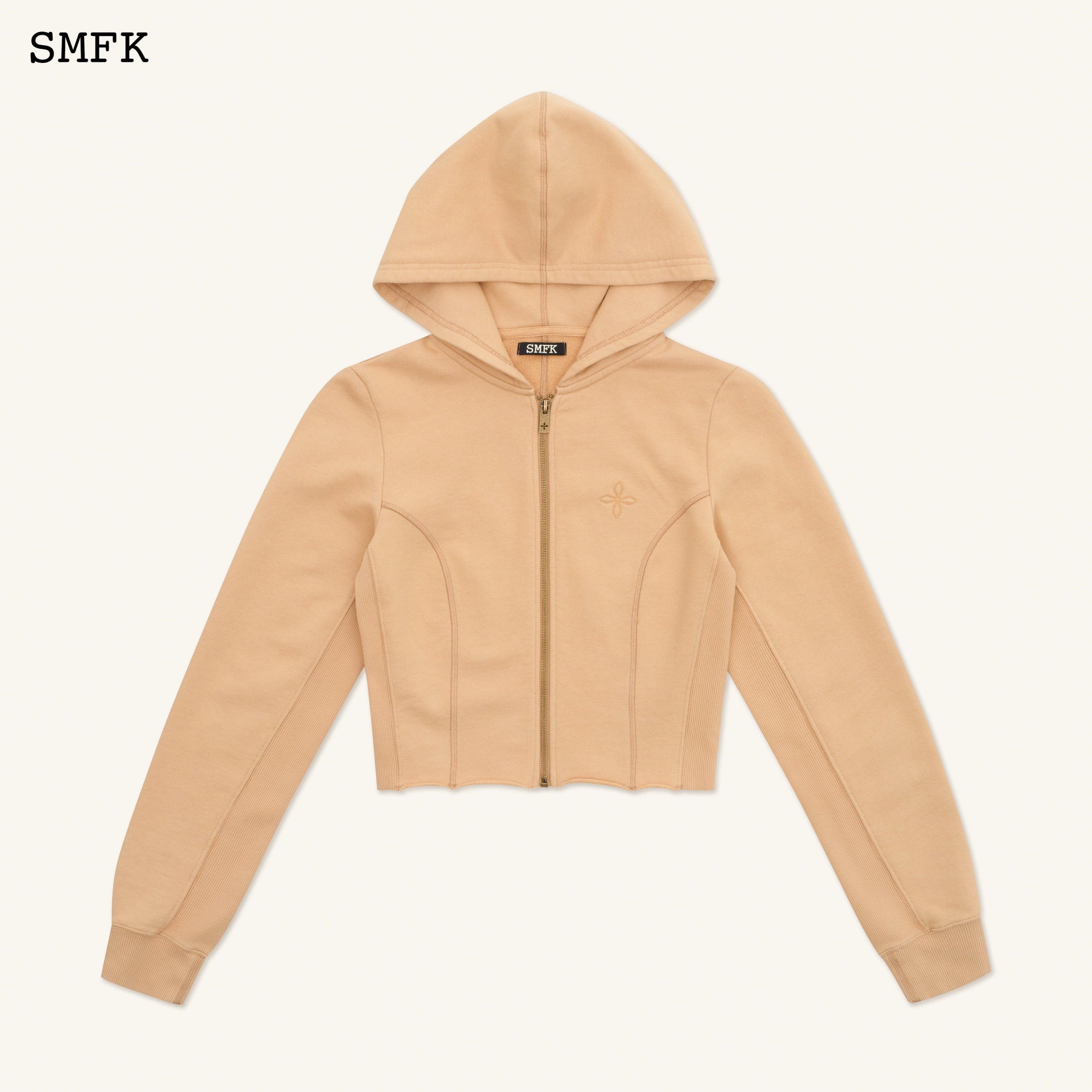 Compass Rove Stray Slim-Fit Hoodie In Sand - SMFK Official