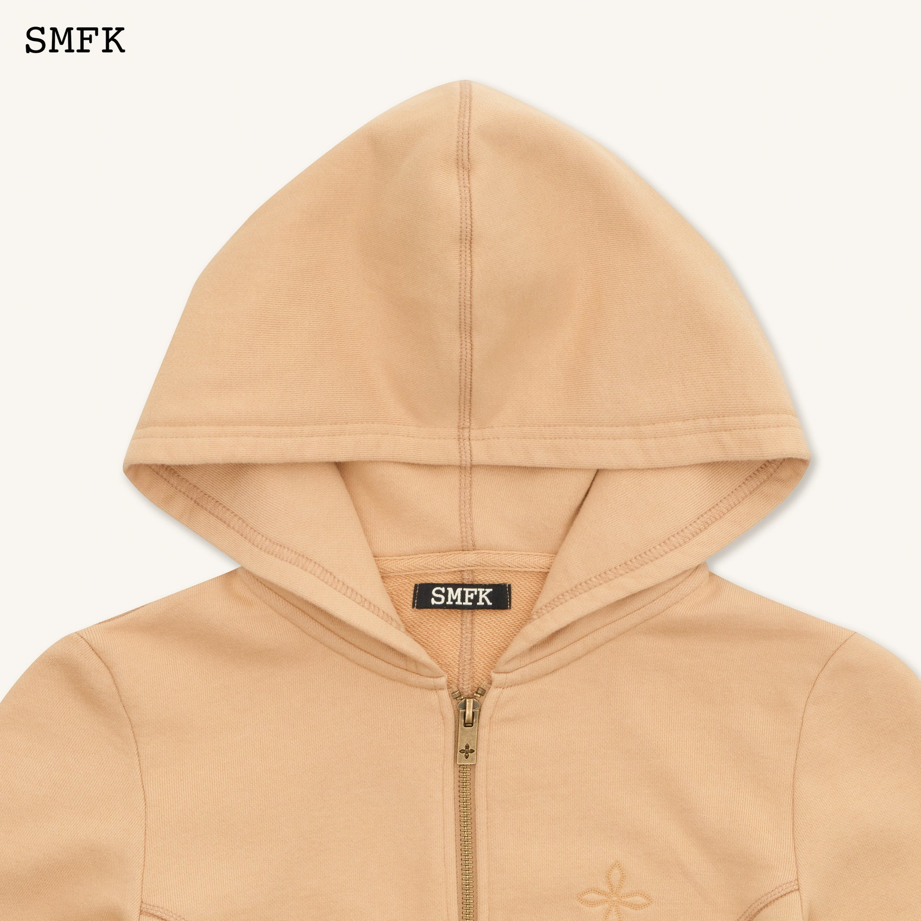 Compass Rove Stray Slim-Fit Hoodie In Sand - SMFK Official