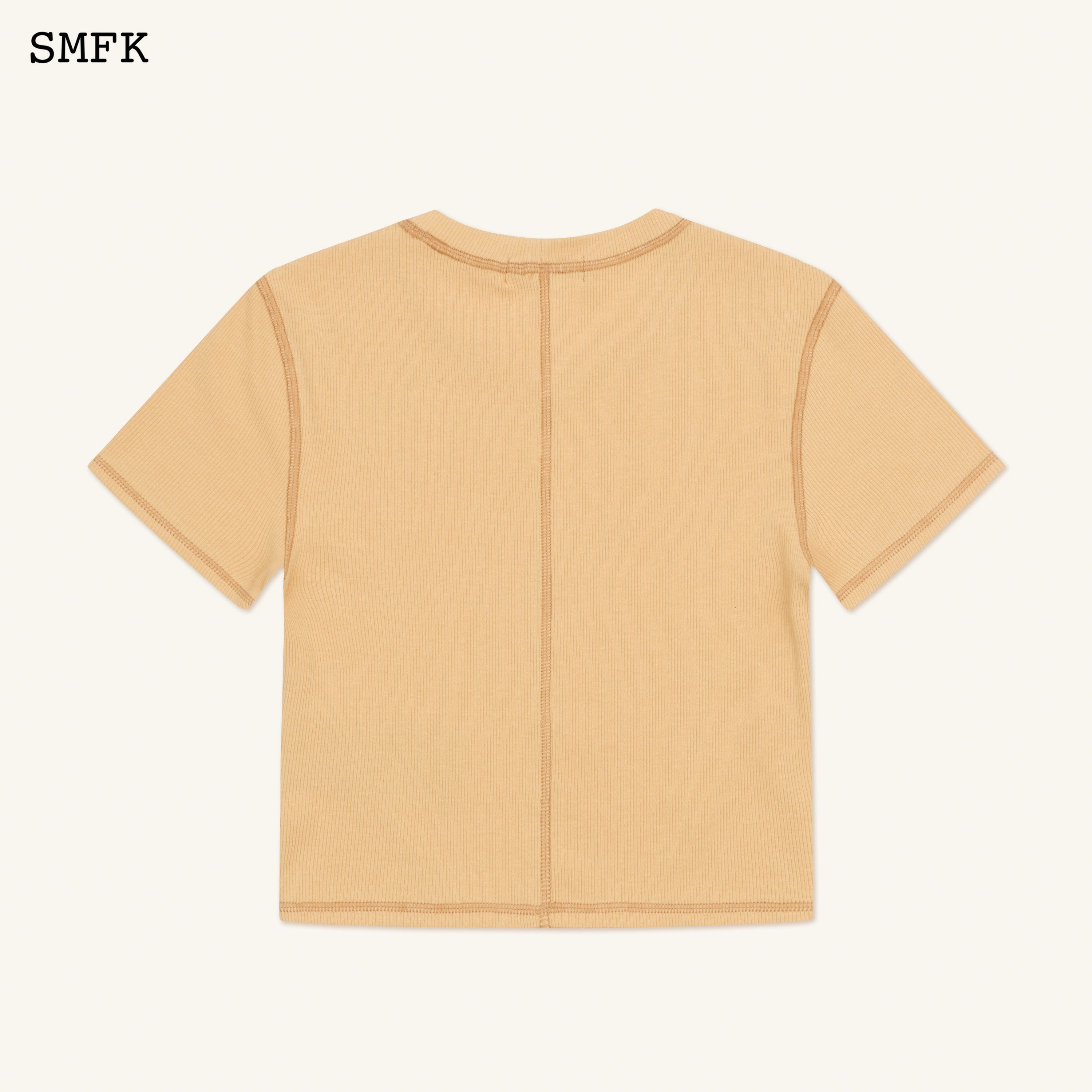 Compass Rush Slim-Fit Tee In Sand - SMFK Official